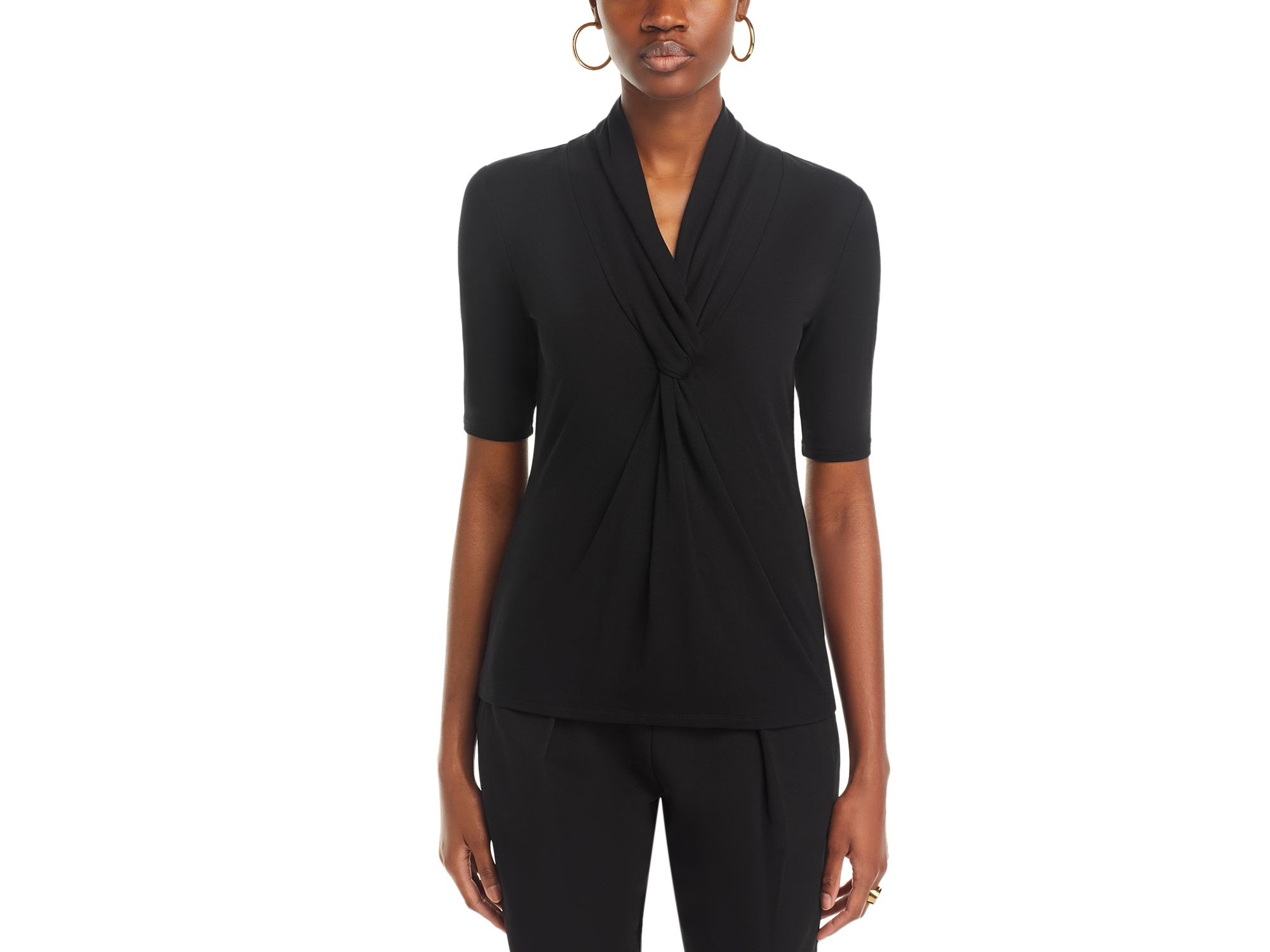 Elbow Sleeve Twist Front Top — Image 5