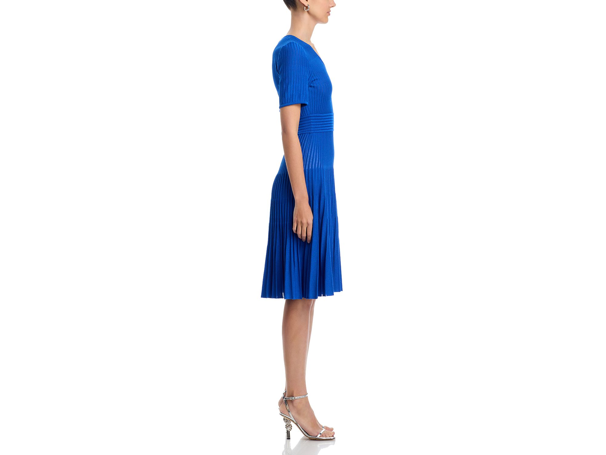 Fit And Flare Ribbed Knit Dress — Image 5