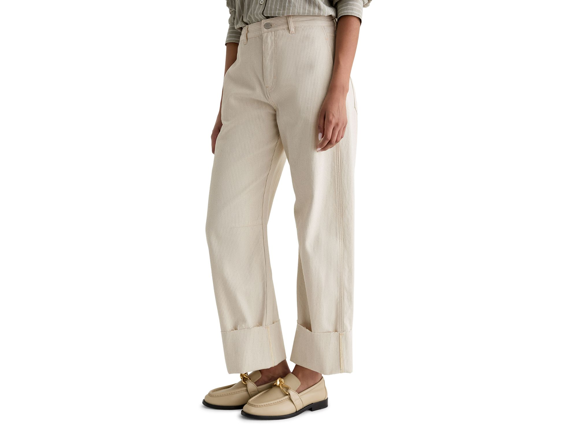 Mercer High Rise Barrel Leg Jeans in Blush Canvas — Image 5