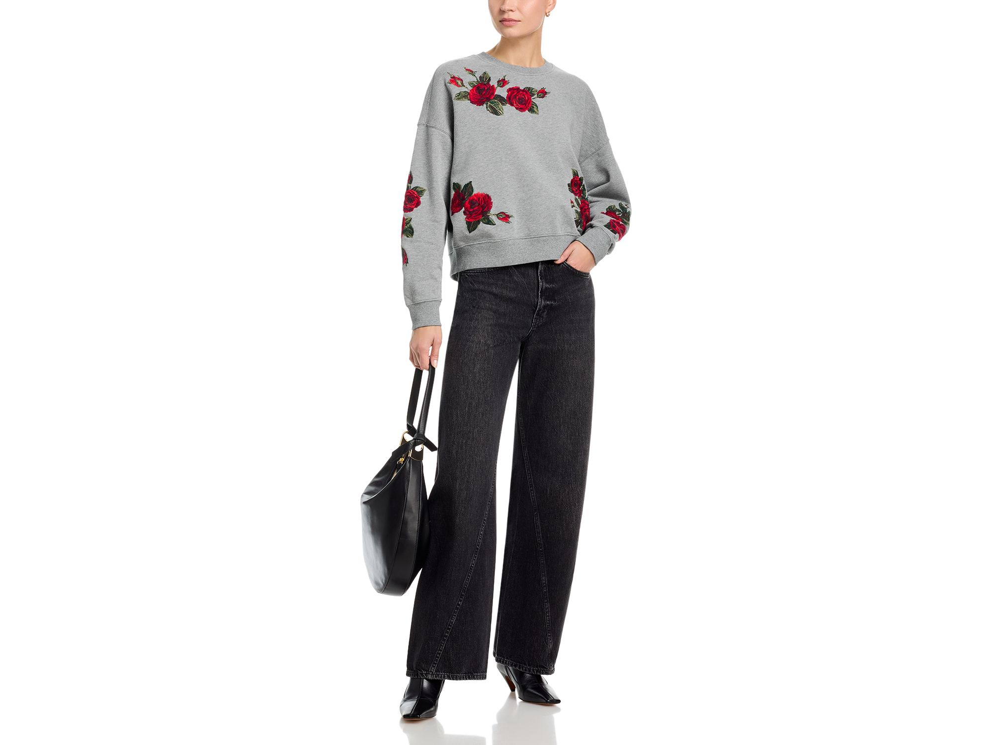 Teddy Rose Embroidered Sweatshirt — Image 4