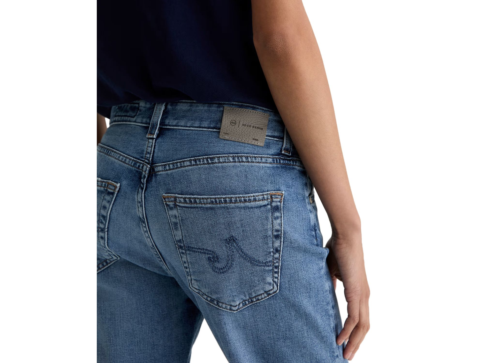 Ex Boyfriend Slouchy Slim Jeans in 16 Years Hudson — Image 3