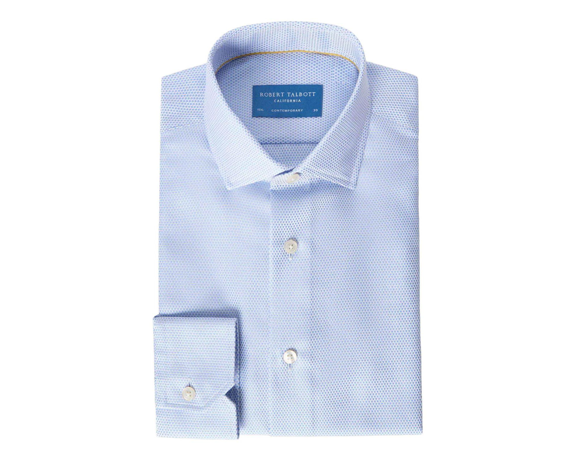 Reynolds Hopsack Shirt in Classic Fit — Image 3