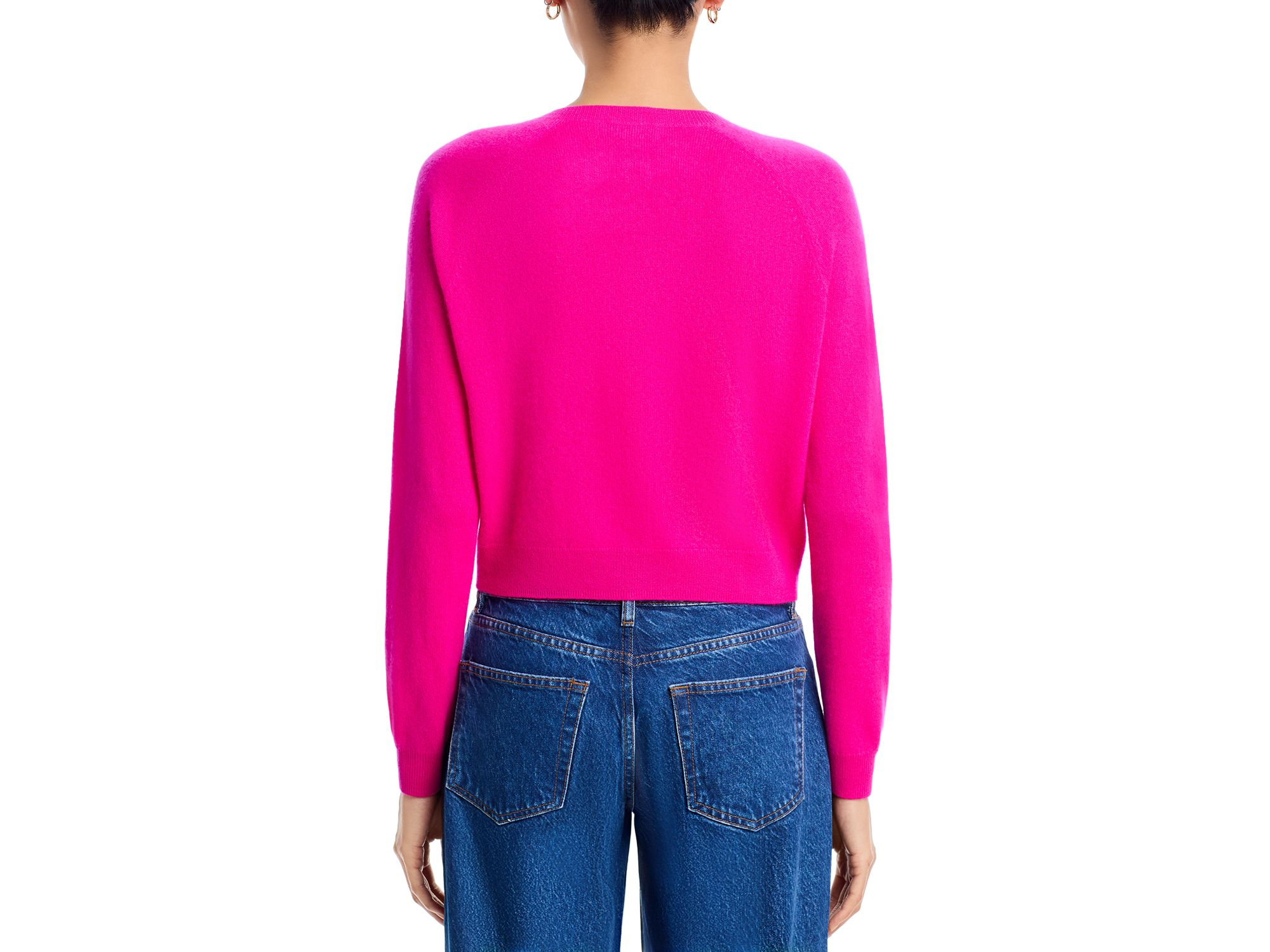 100% Cashmere Crewneck Cardigan - Exclusive — Image 3
