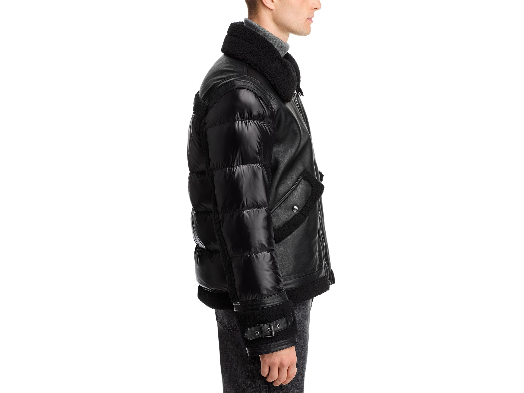 Faux Leather Jacket — Image 6