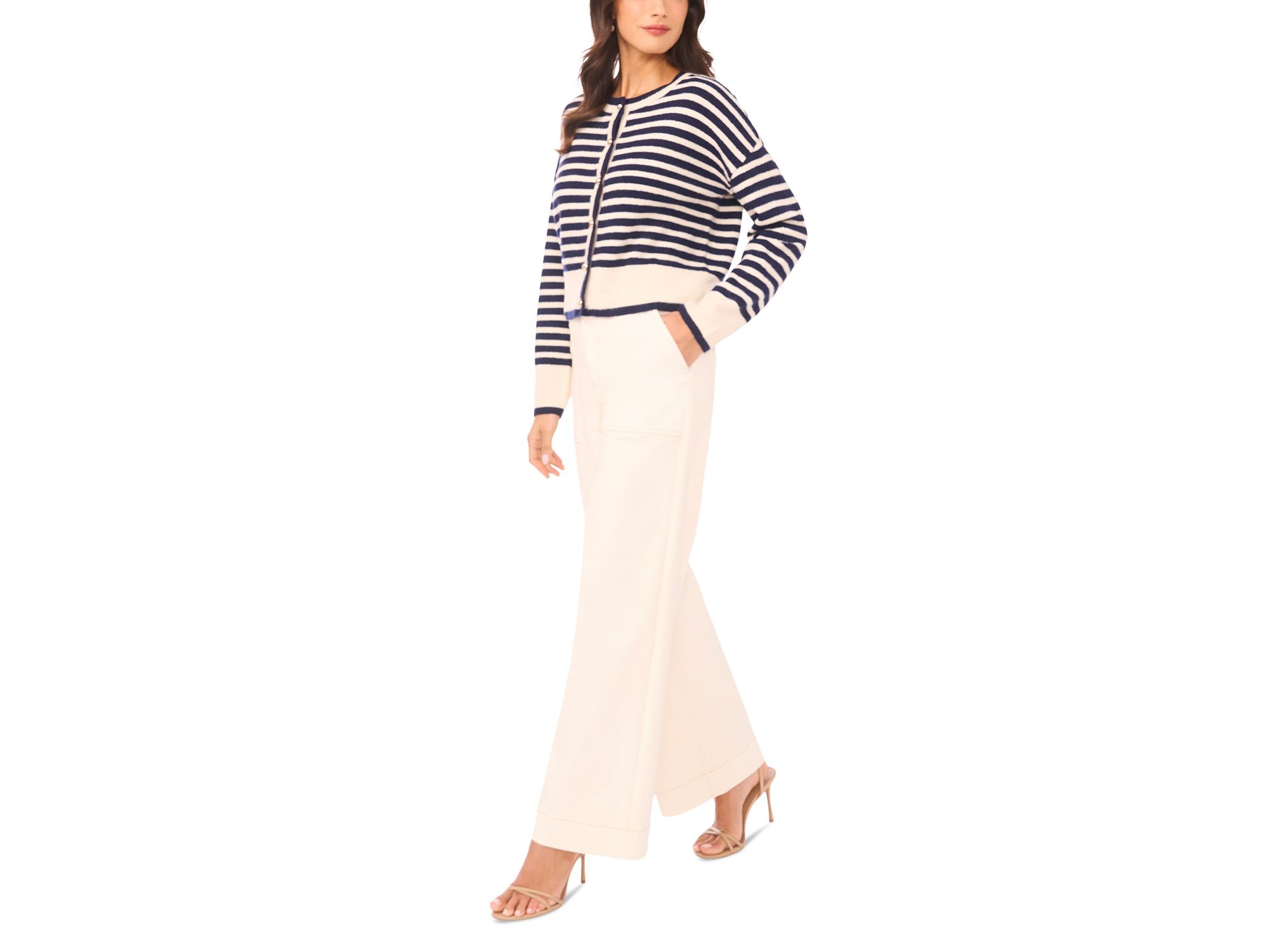 Stripe Cardigan Sweater — Image 9
