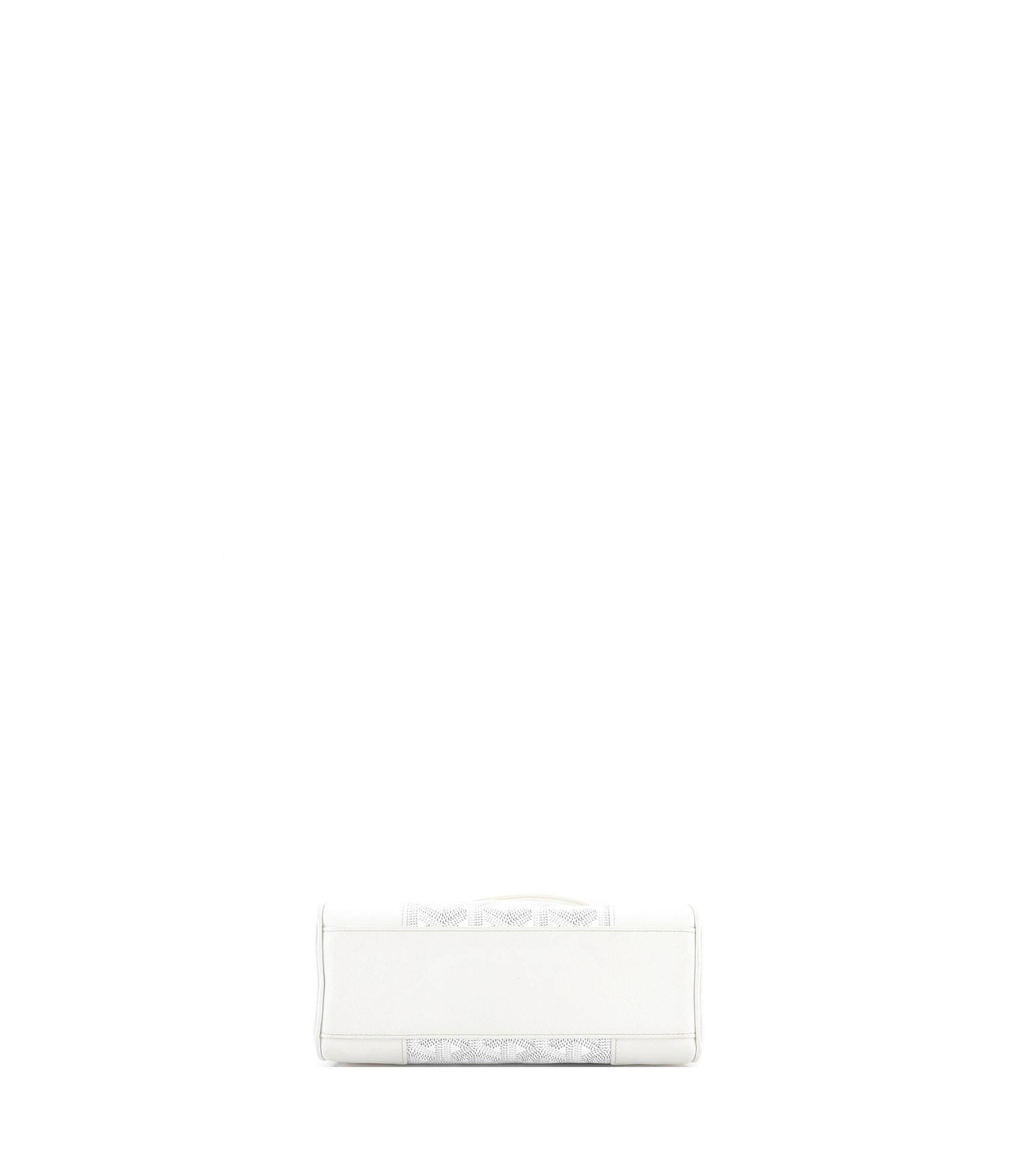 Mini Saigon Top Handle Bag Coated Canvas with Leather — Image 5