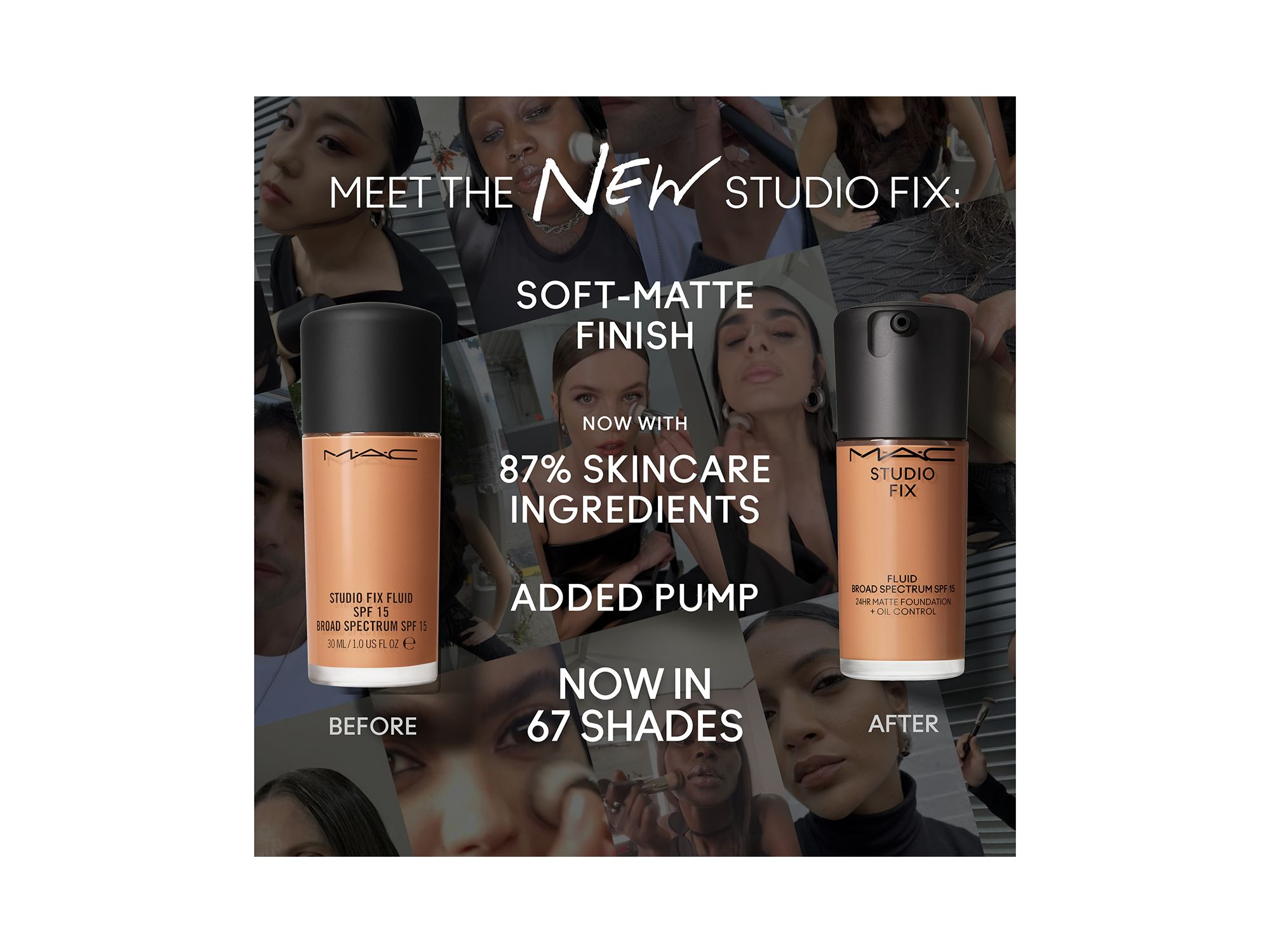 Studio Fix Fluid SPF 15 24HR Matte Foundation + Oil Control 1 oz. — Image 4
