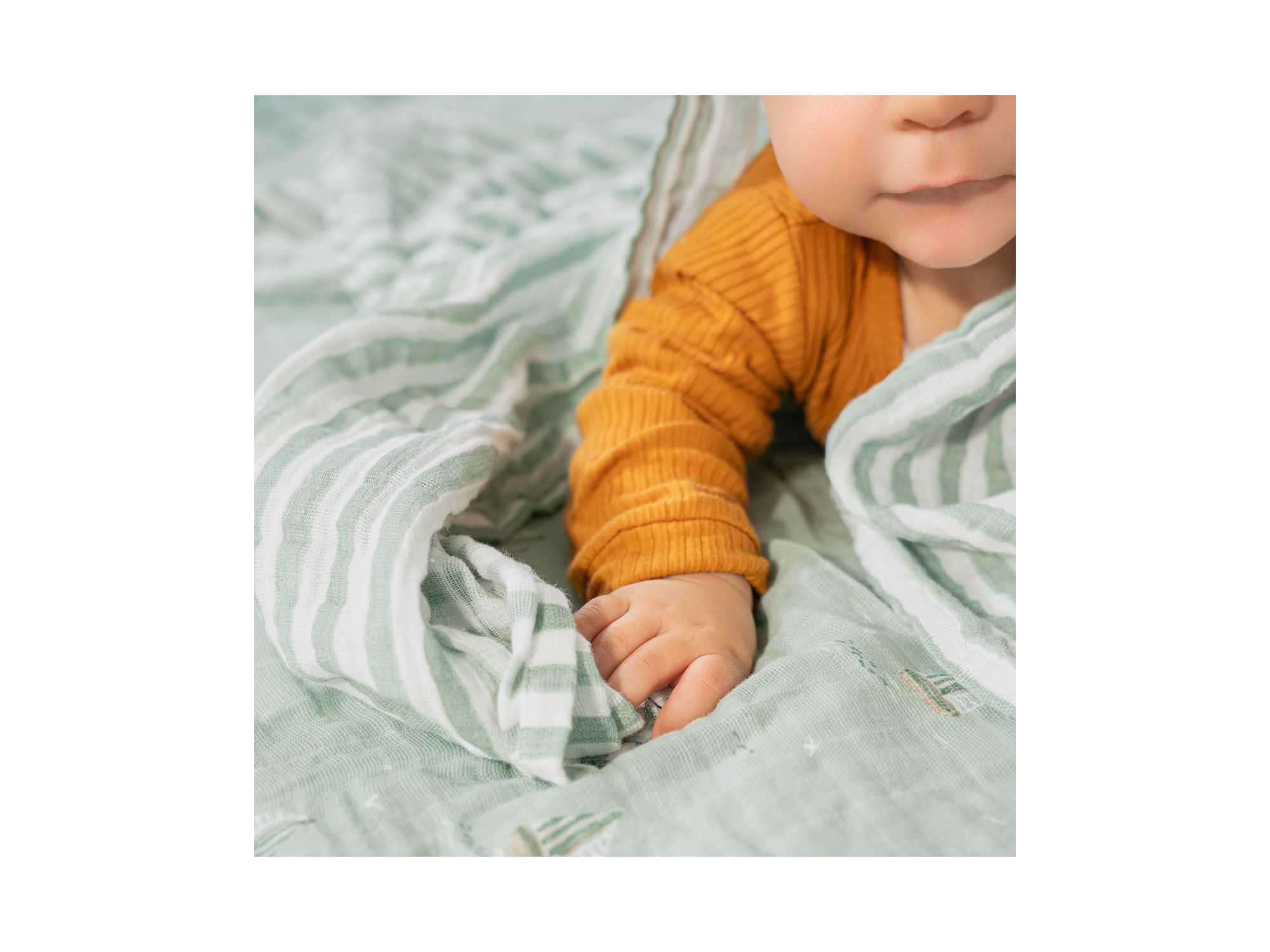 Cotton Muslin Swaddle Blankets, 2 Pack — Image 7