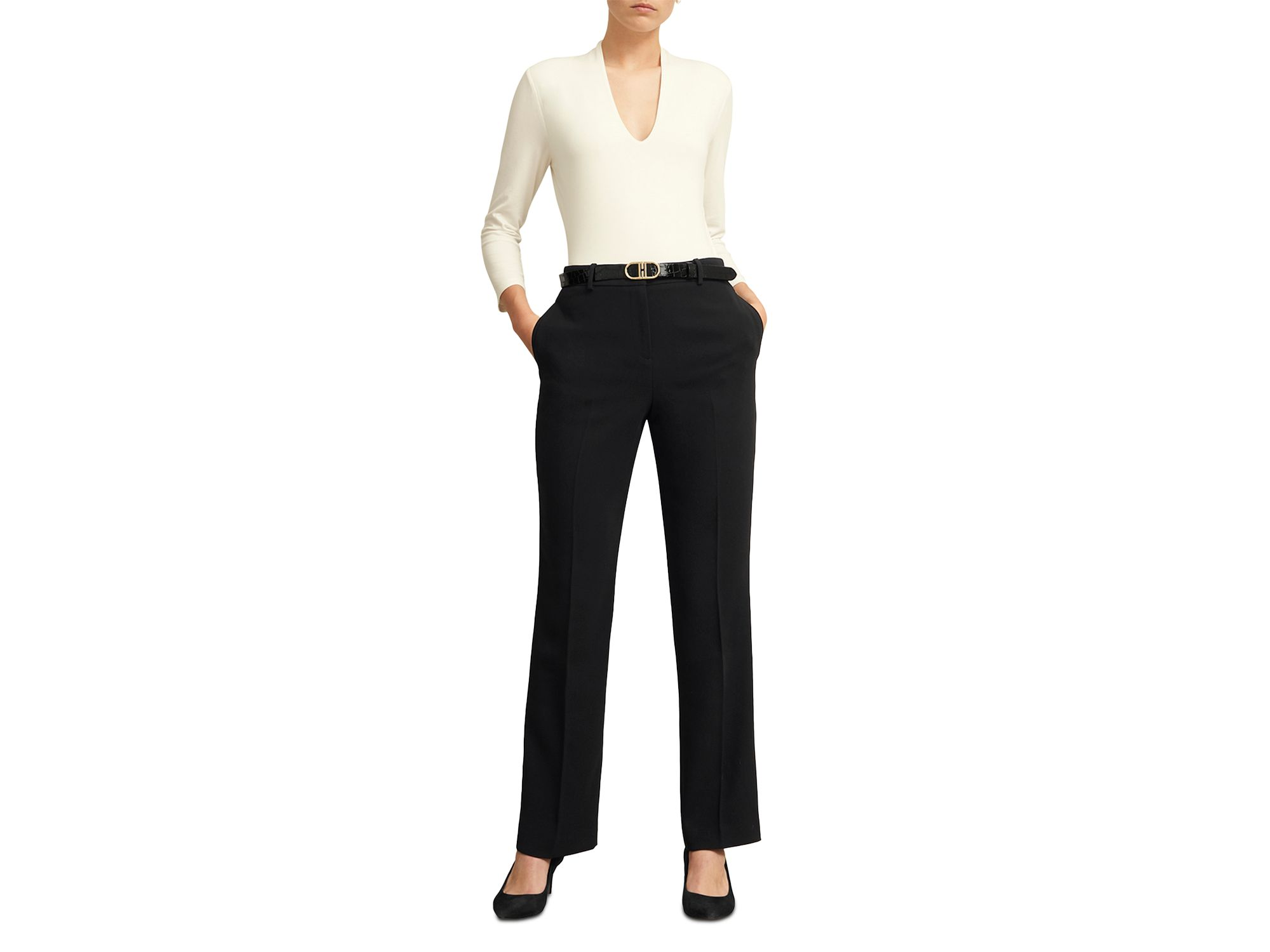 Petite Rae Straight Leg Pants — Image 5