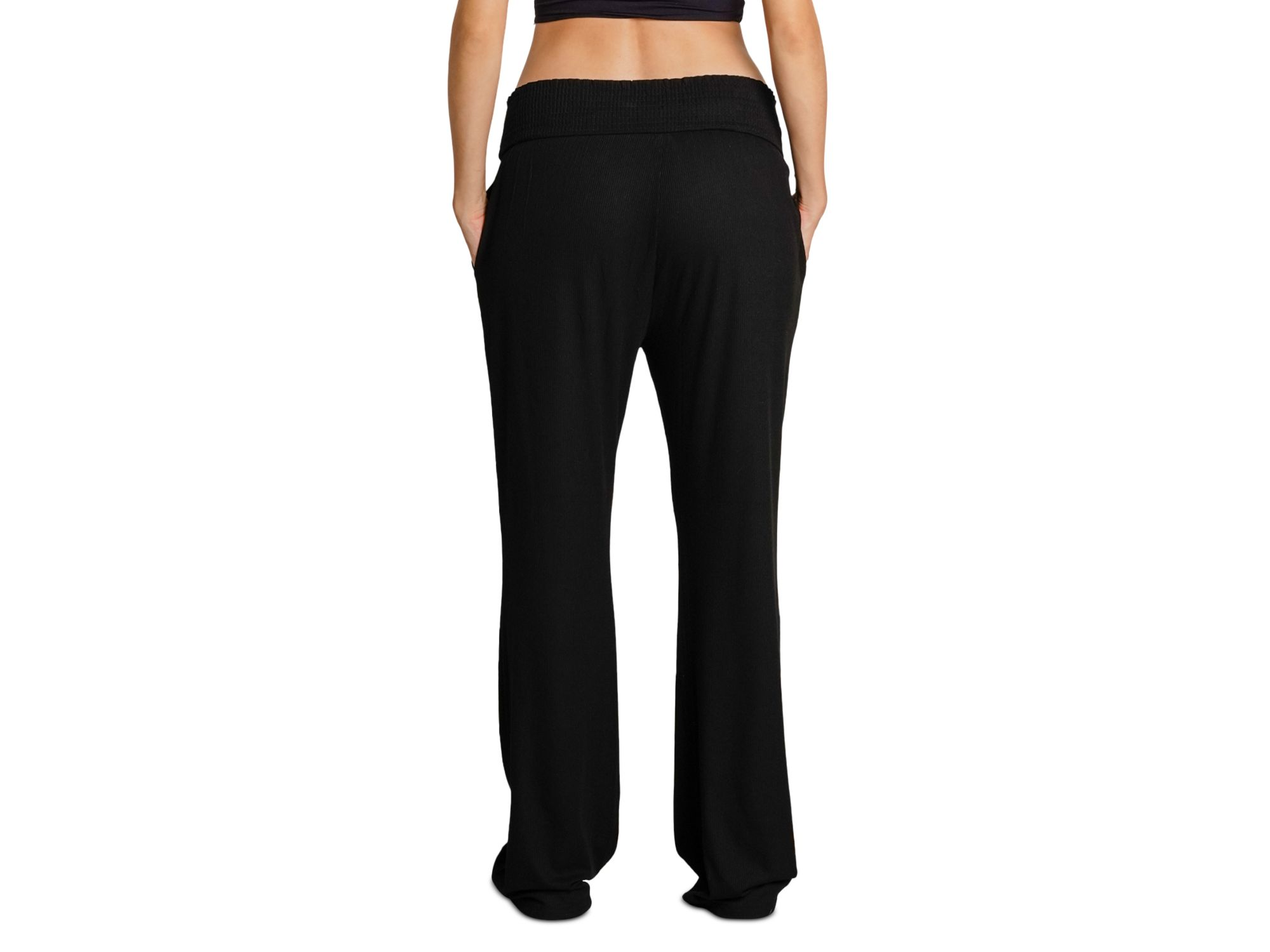 Soft Ribbed Pants — Image 3