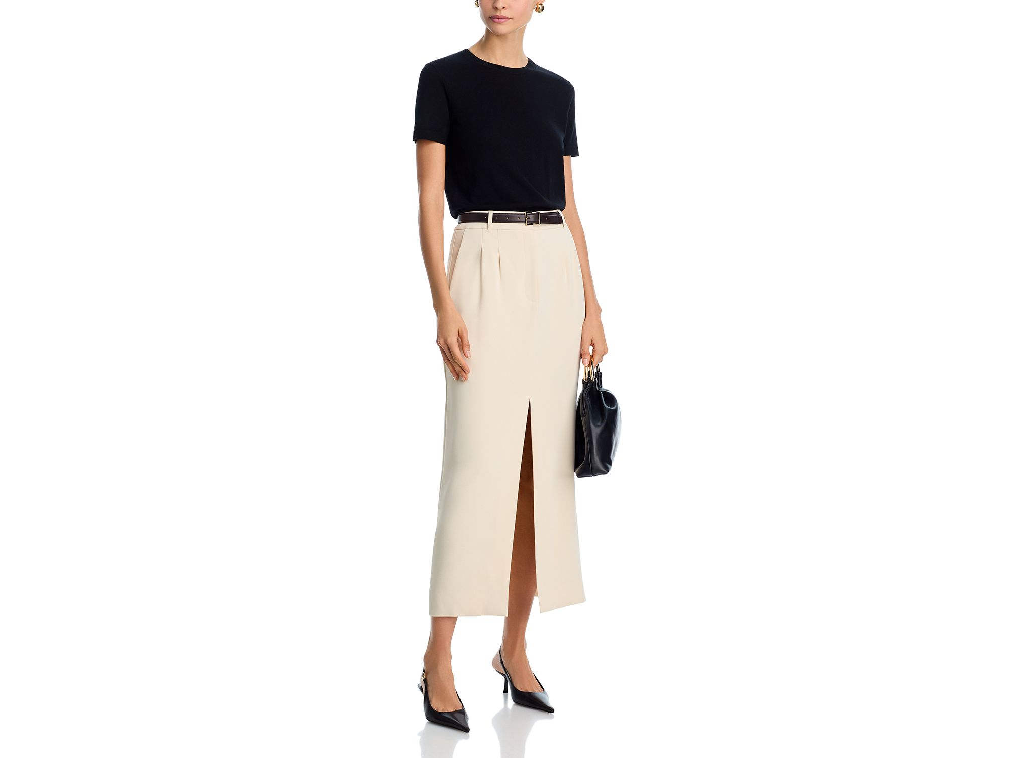 Harry Front Slit Midi Skirt — Image 3