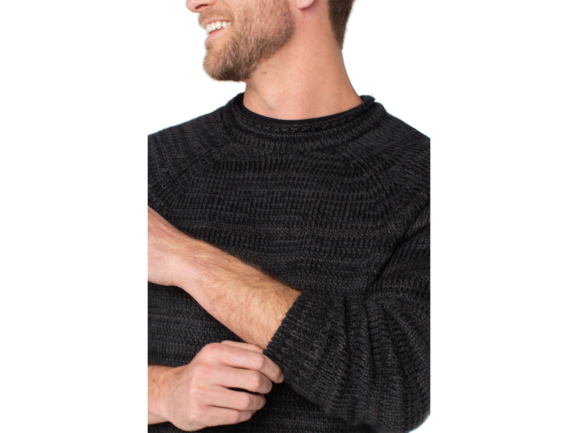 Roll Neck Raglan Sweater — Image 3