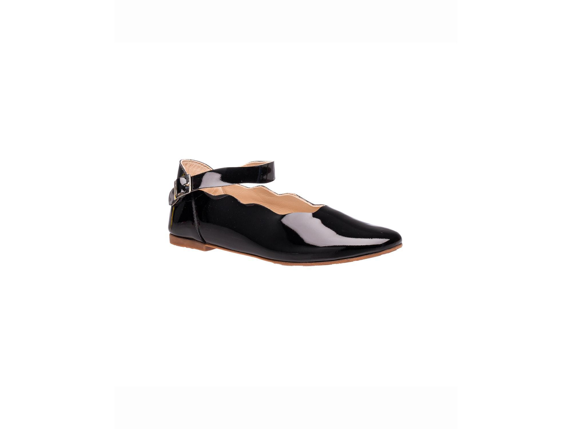 Unisex Scalloped Edge Ondina Flats — Image 3