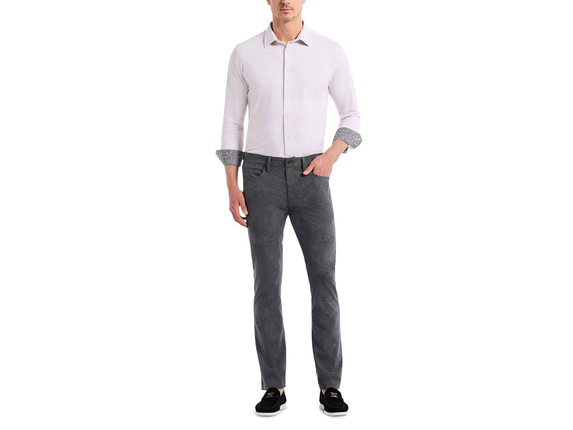Alton Woven Straight Fit Pants — Image 6