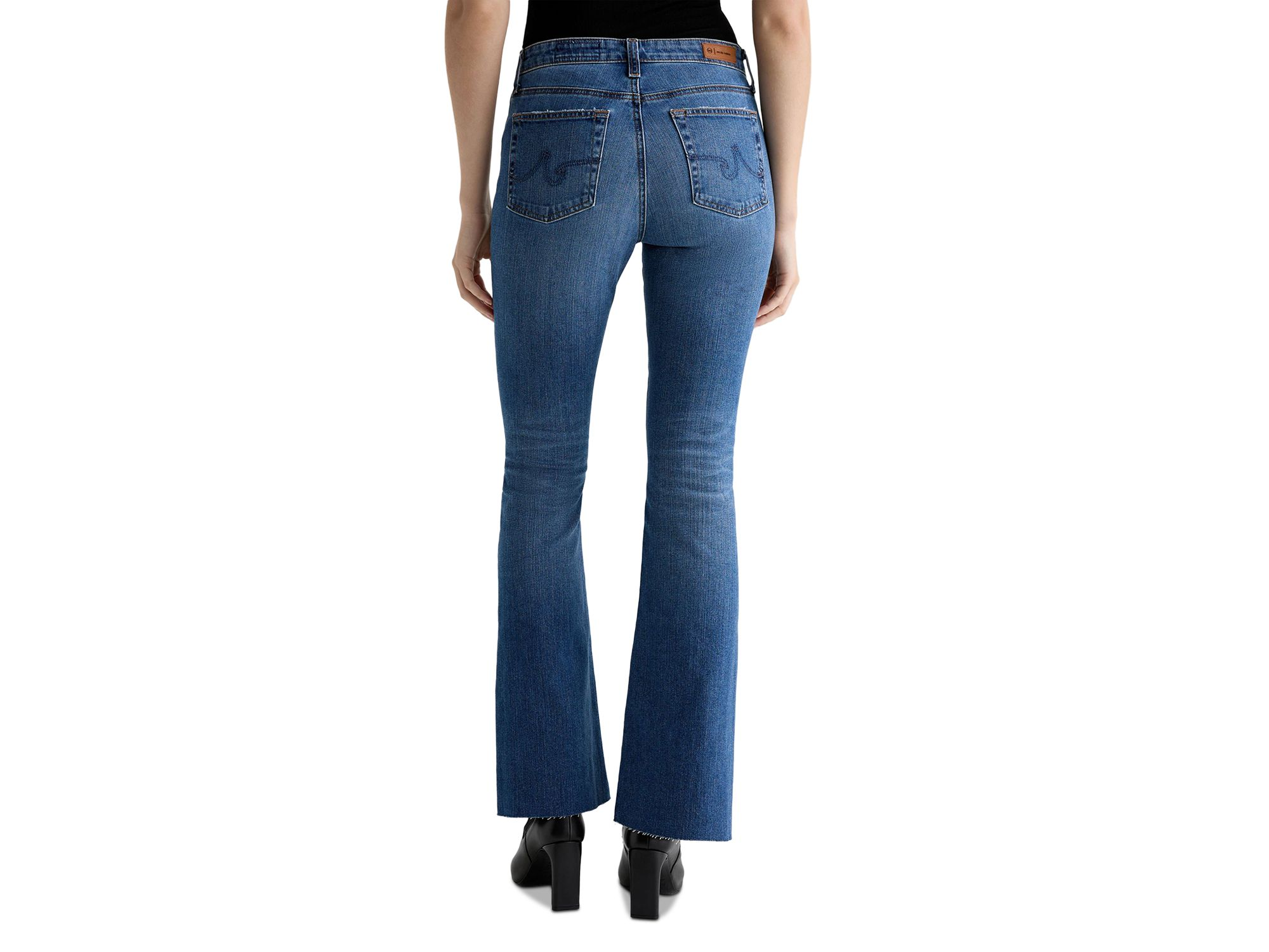 Farrah Mid Rise Bootcut Jeans in 15 Years Prague — Image 6