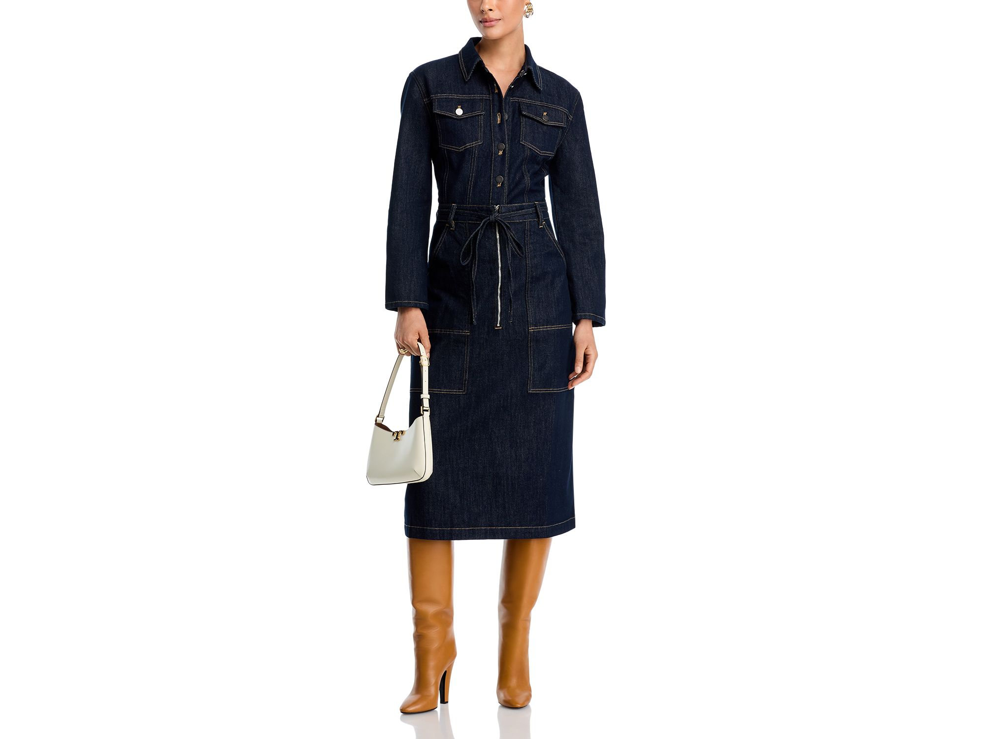 A Line Denim Skirt — Image 4