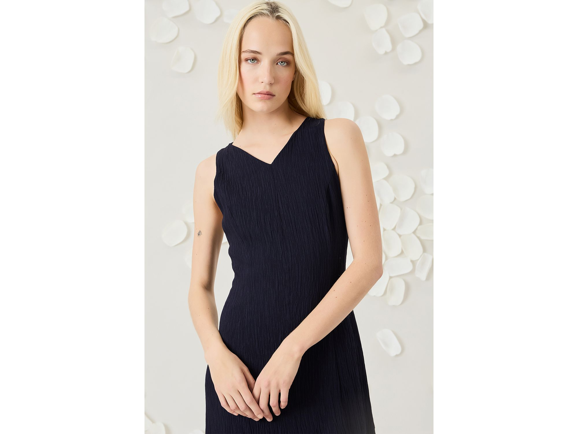 Textured Midi Dress — Image 3