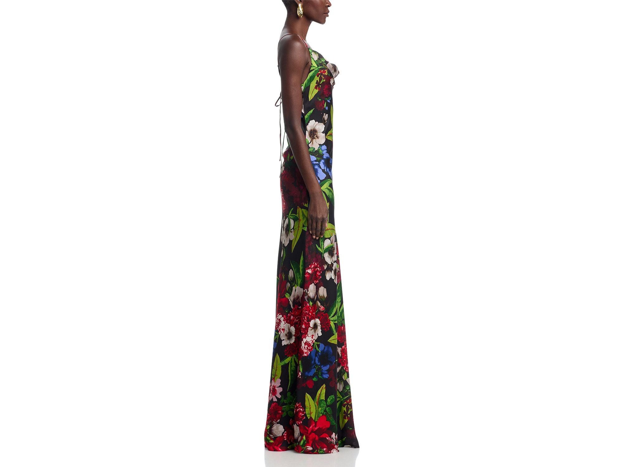 Printed Spaghetti Strap Slip Dress - Exclusive — Image 5