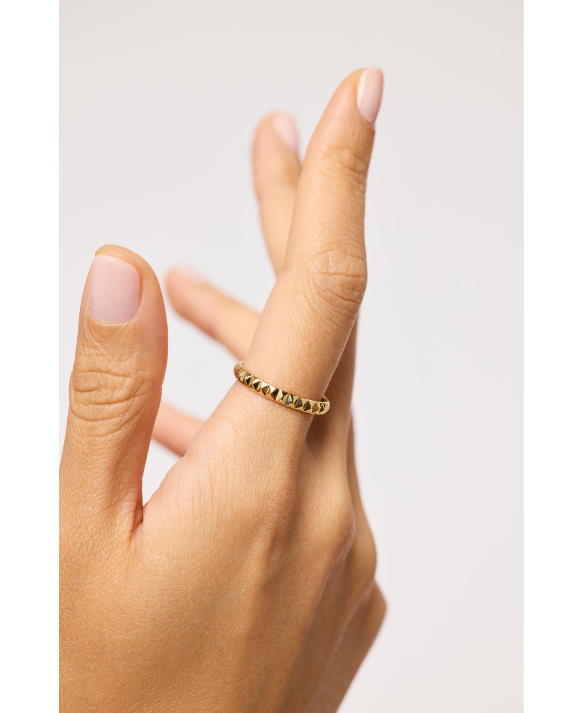 Solid Gold Slim Equinox Ring — Image 3