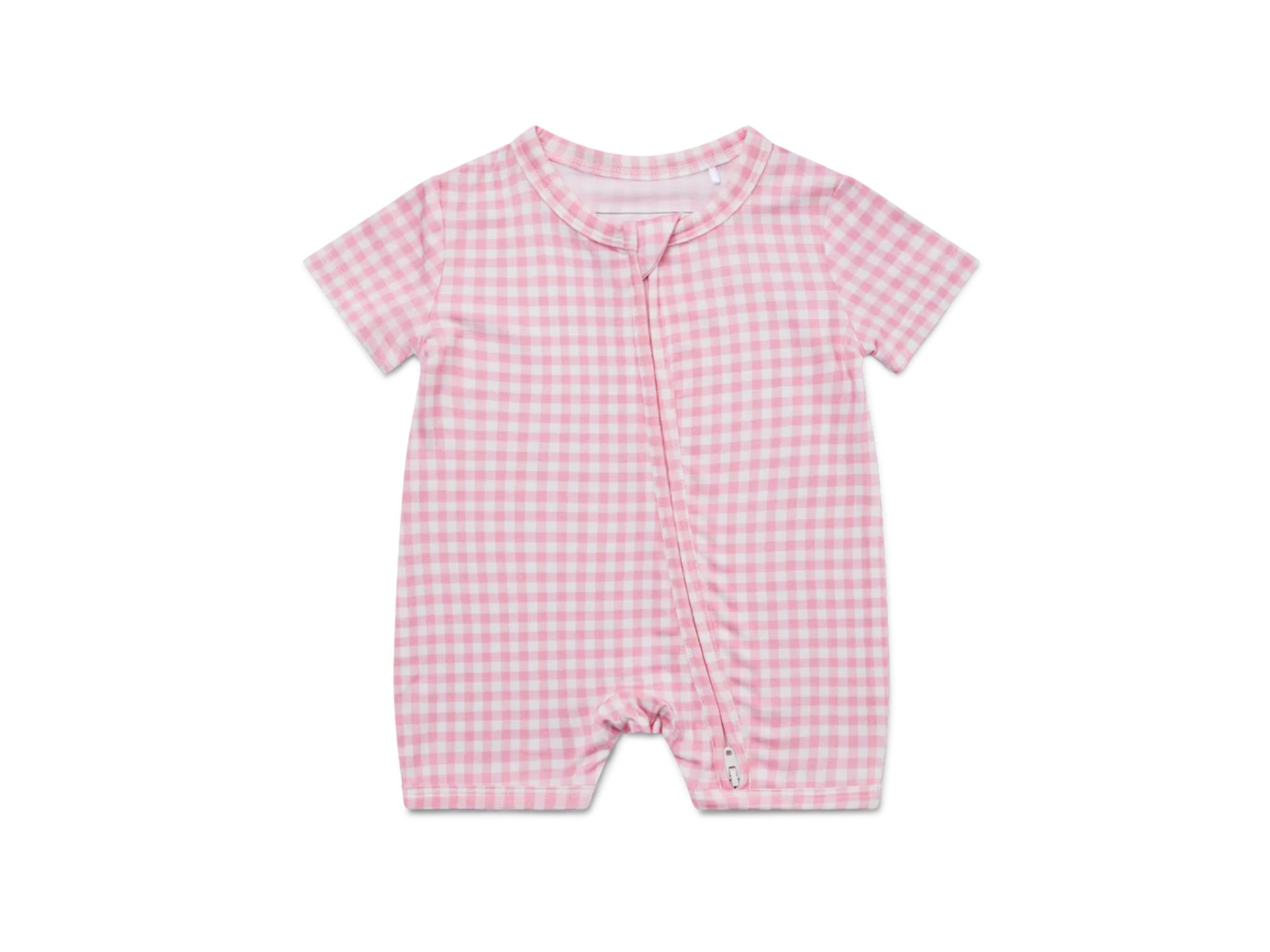 Girls' Sugar Gingham Bamboo Sleeper - Baby — Image 4