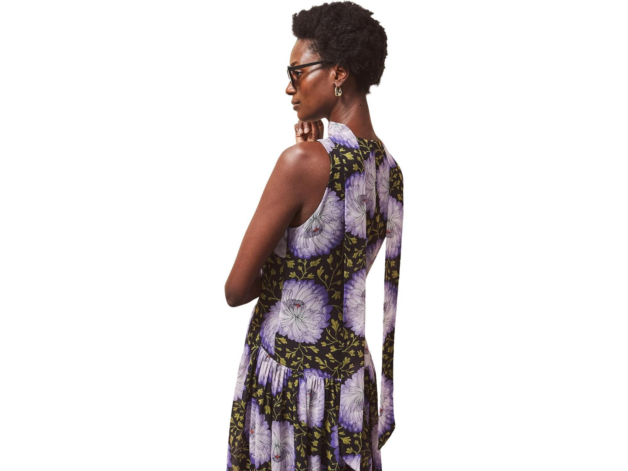 Print Chiffon Maxi Dress — Image 3