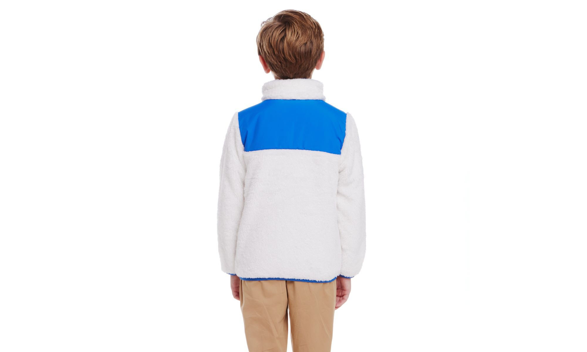 Boys' SpongeBob SquarePants x Bikini Bottom Buddies Sherpa Jacket with Printed Patch Pocket - Little Kid — Image 5