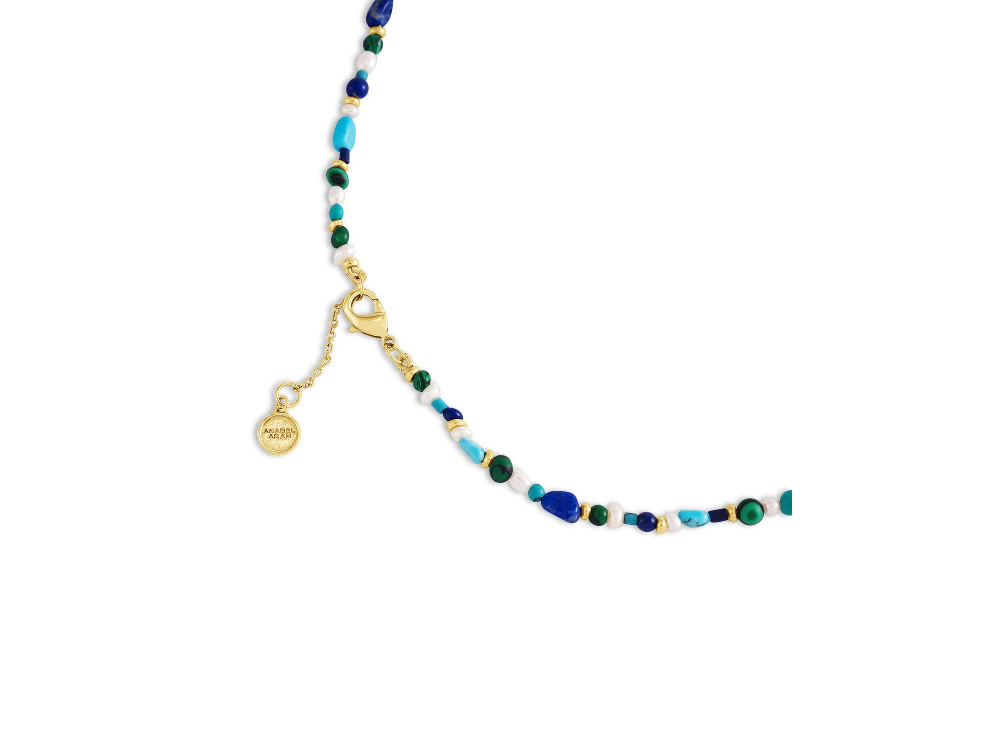 Milos Beaded Collar Necklace, 16.5"-17.5" — Image 4