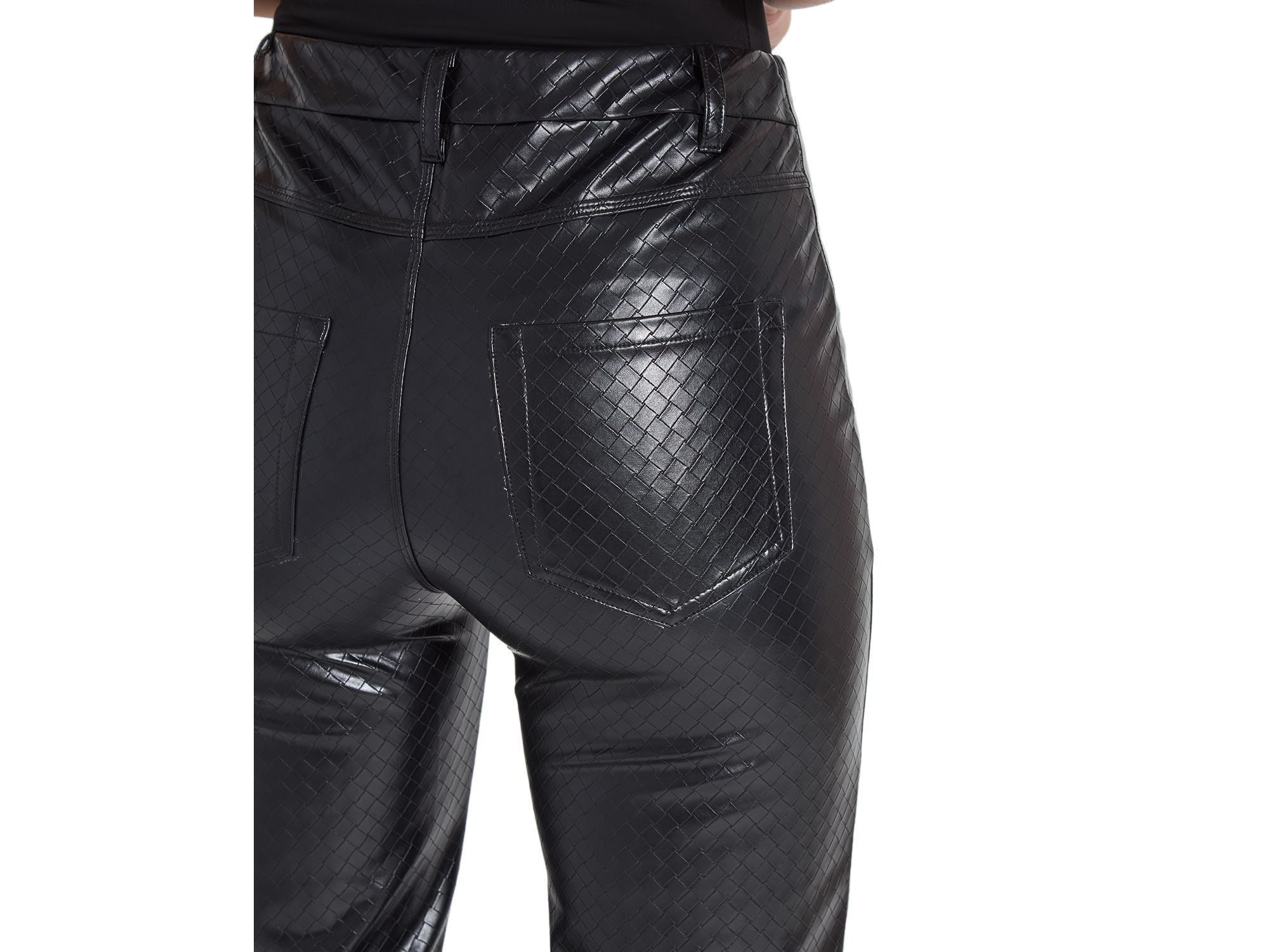 Amara Faux Leather Pants — Image 3