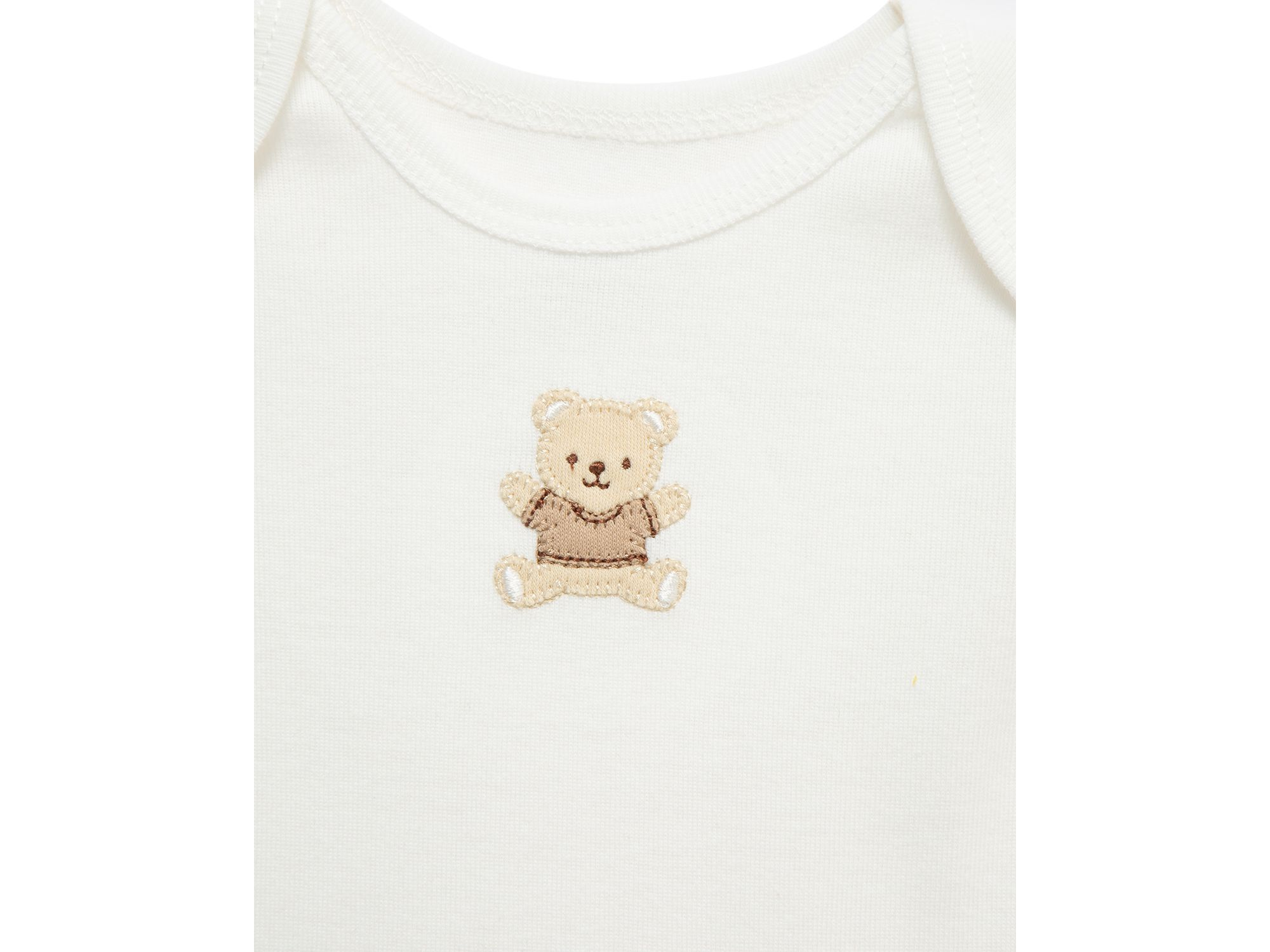 Unisex Gentle Bear Bodysuit, Pack of 3 - Baby — Image 4