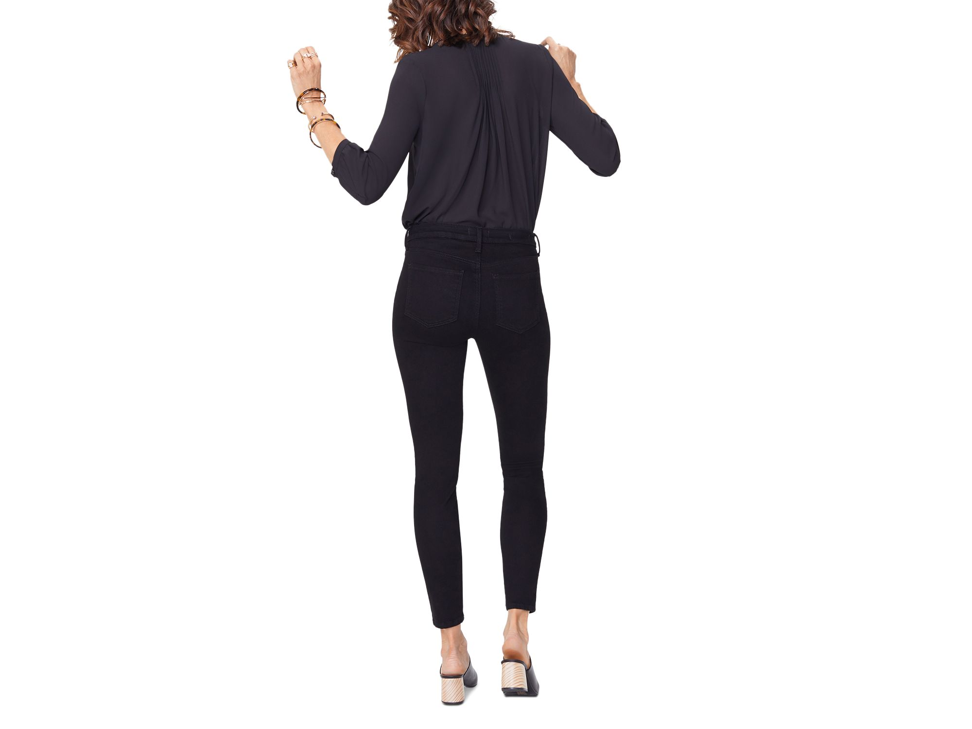 Ami Skinny Jeans in Black — Image 6