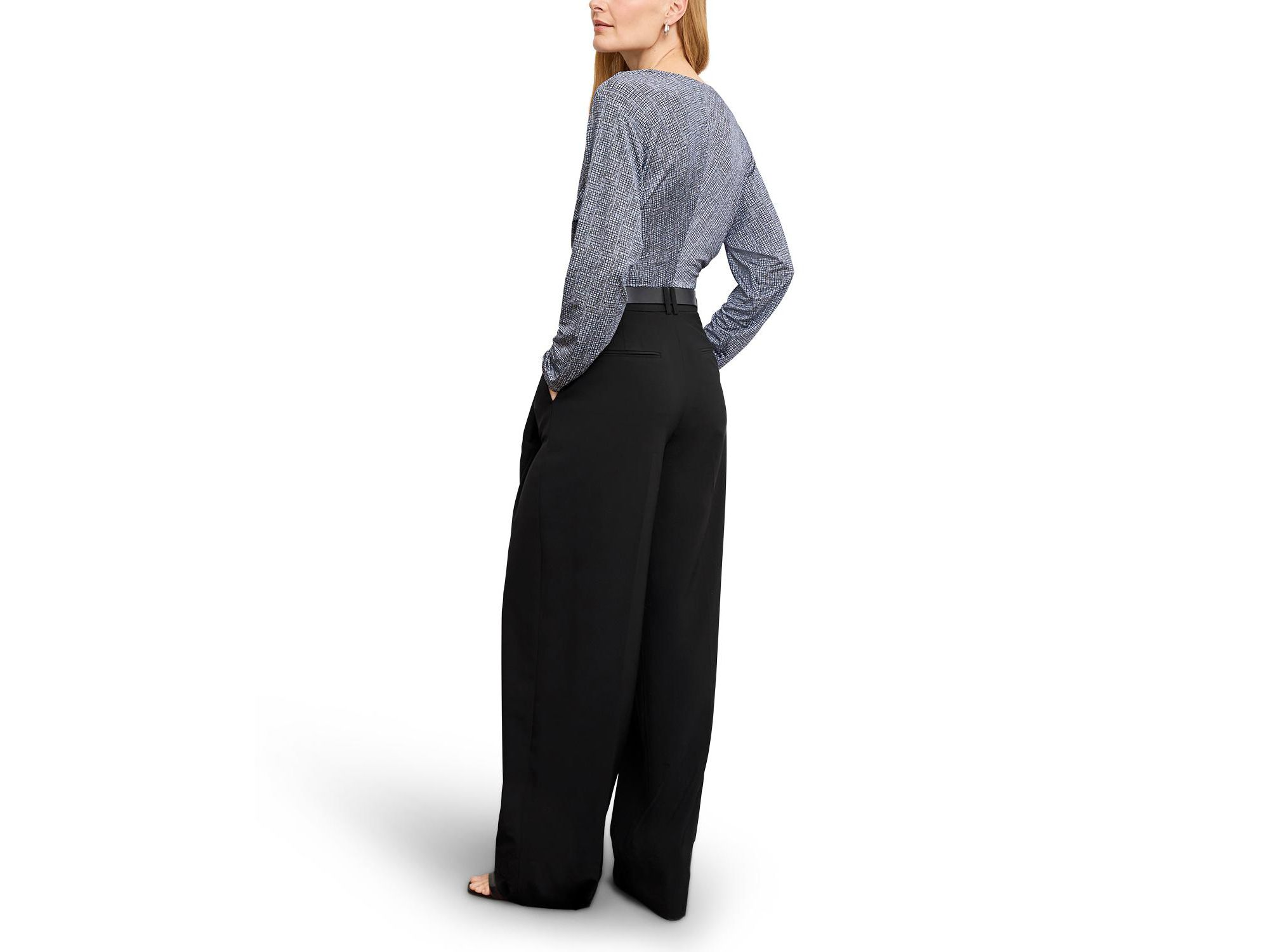 Amina Ruched Top - Printed Jersey — Image 7