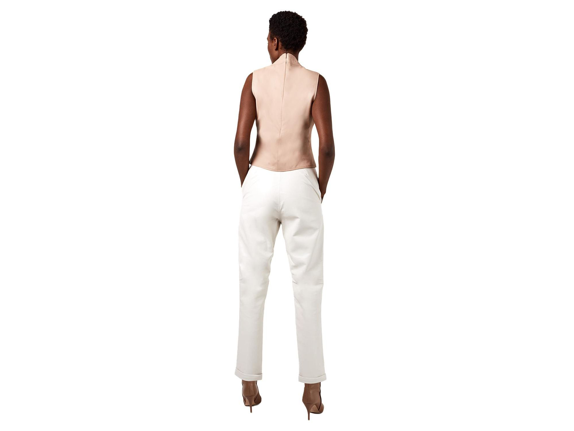 Crawford Recycled Leather Top — Image 3