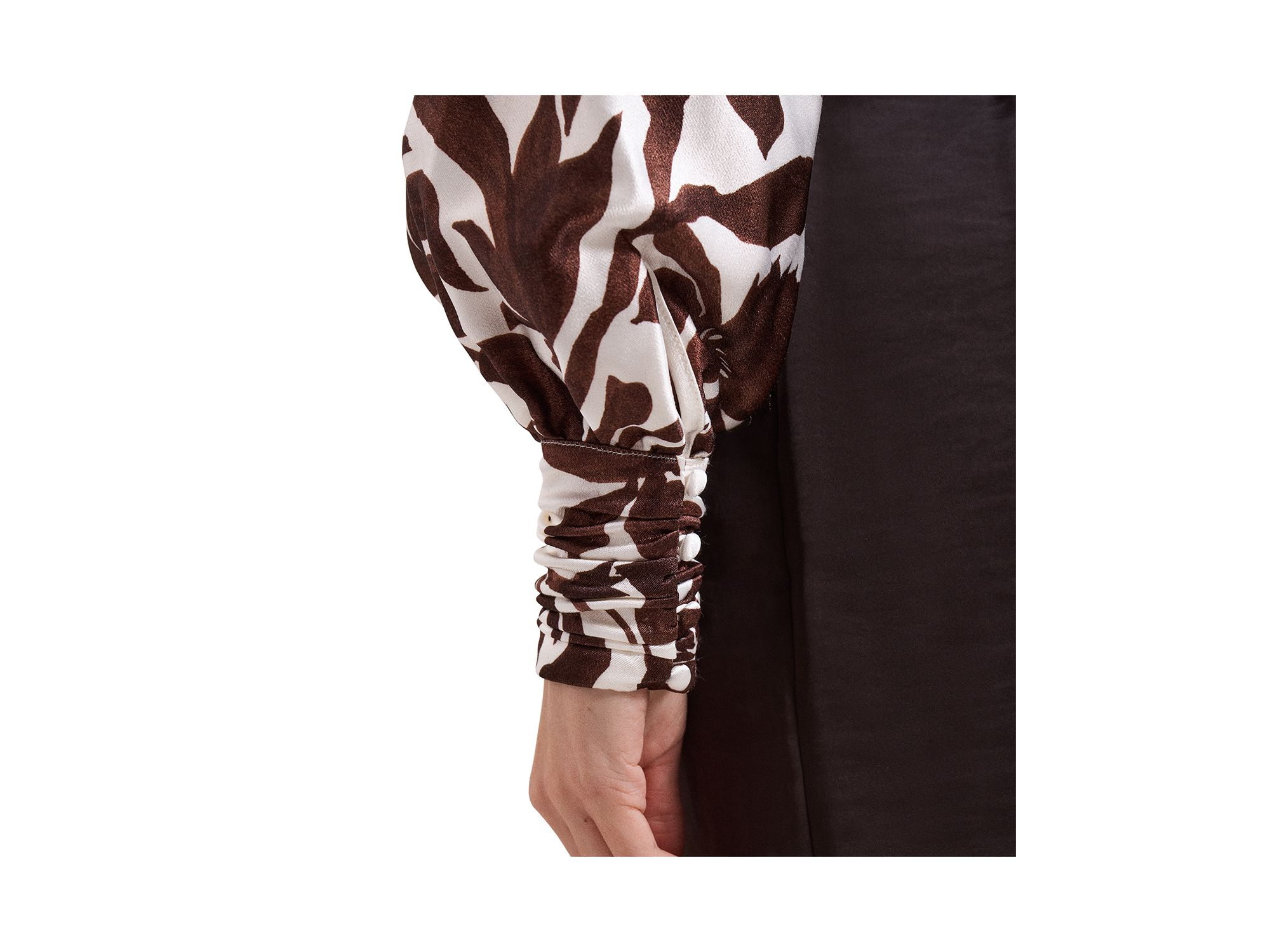 Hattie Satin Blouse — Image 6