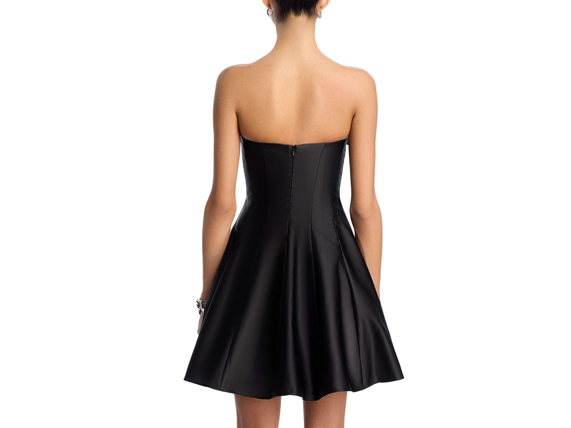 Velvet Bow Mini Dress - Exclusive — Image 3