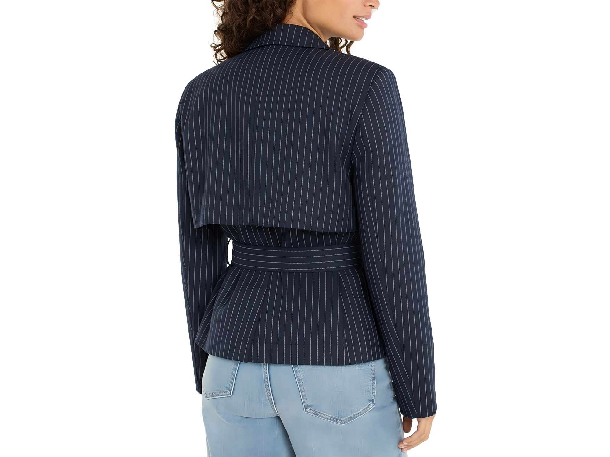 Cropped Trench Jacket — Image 6
