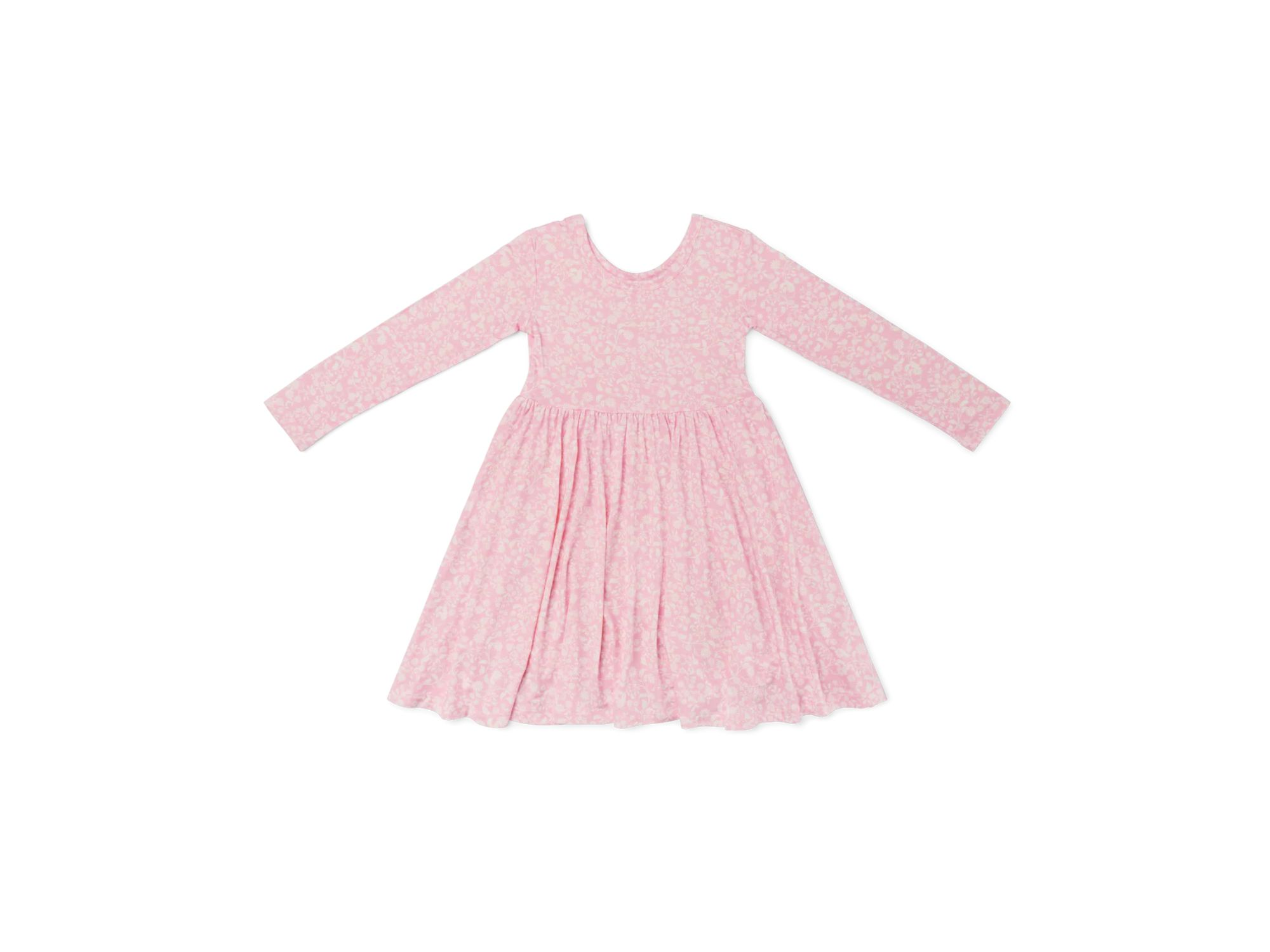 Girls' Petite Fleur Bamboo Twirl Dress - Little Kid — Image 4