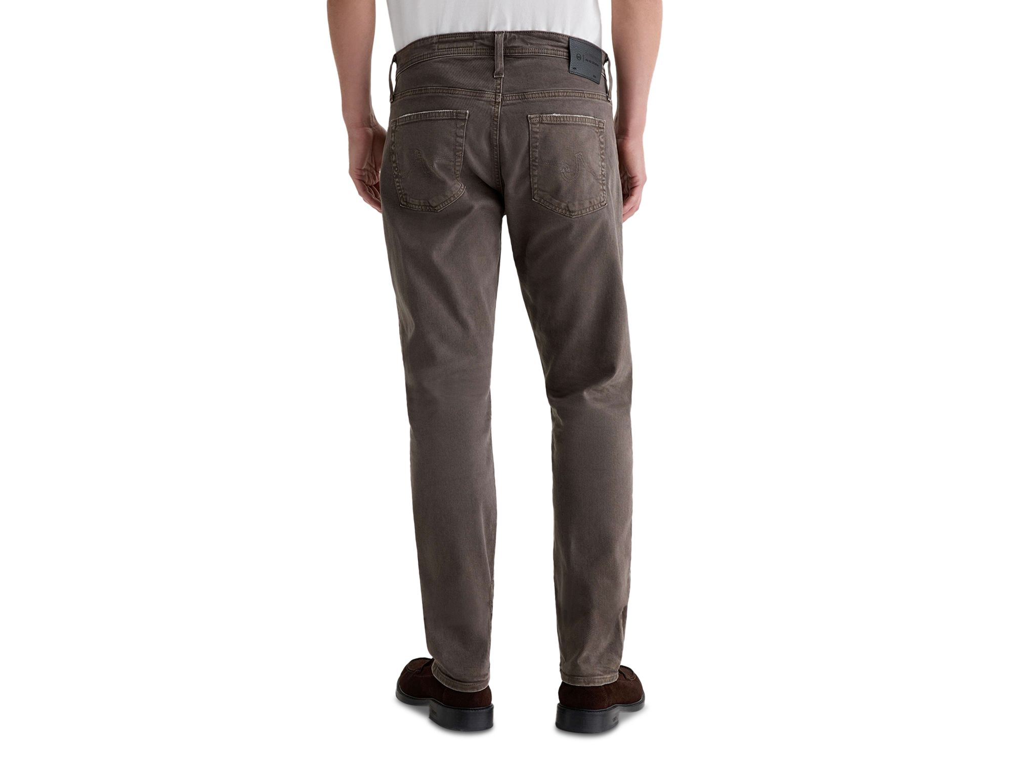 Tellis Modern Slim Jeans in 7 Years Sulfur Brown — Image 5