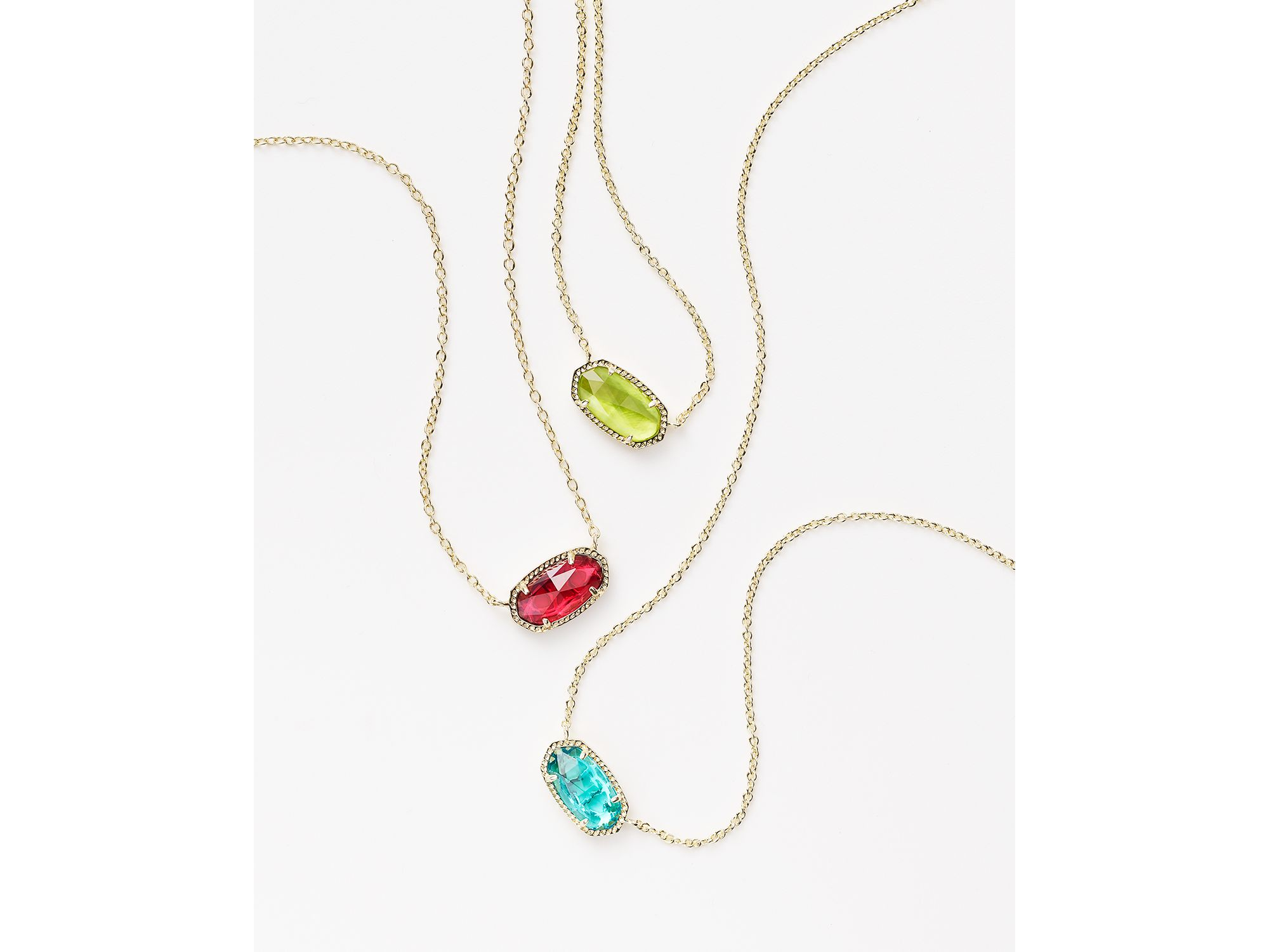 Elisa Birthstone Necklace, 15" — Image 4