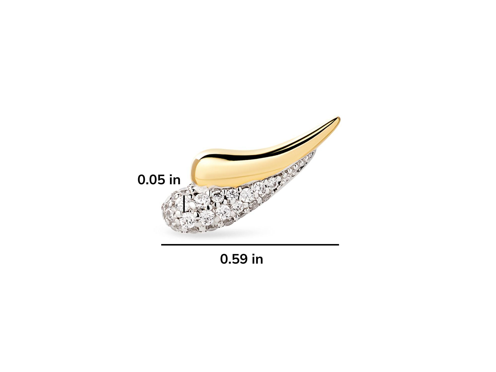 Gold Lowen Statement Earrings — Image 5