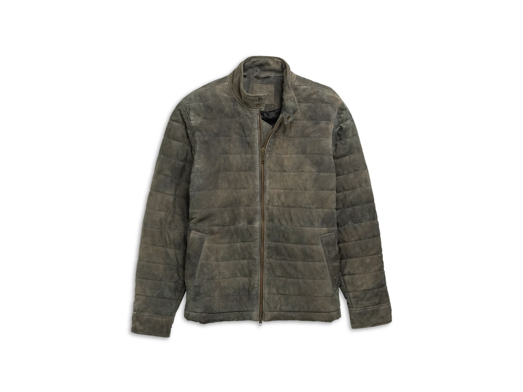 Long Island Quilted Suede Jacket — Image 5