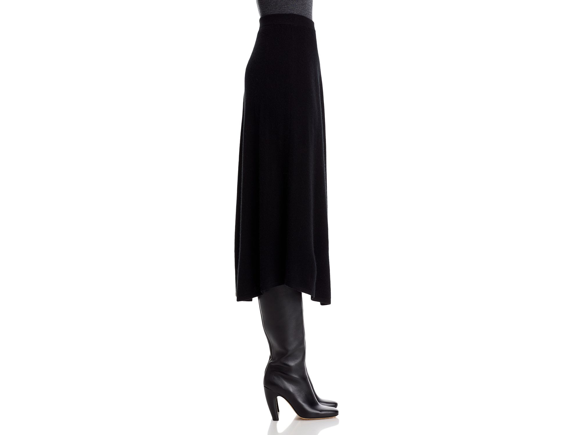 100% Cashmere Midi Skirt - Exclusive — Image 12