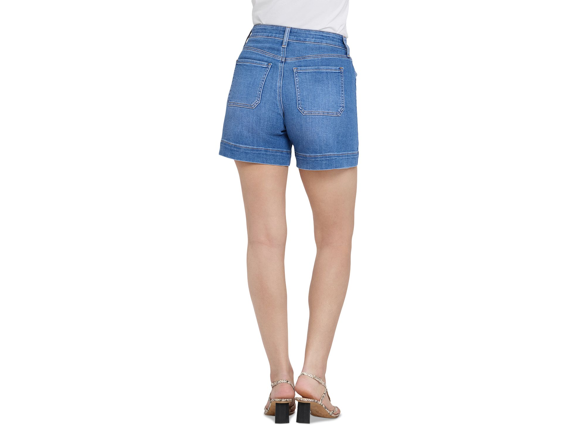 Berkyn Relaxed Denim Shorts in Blue Paradise — Image 3