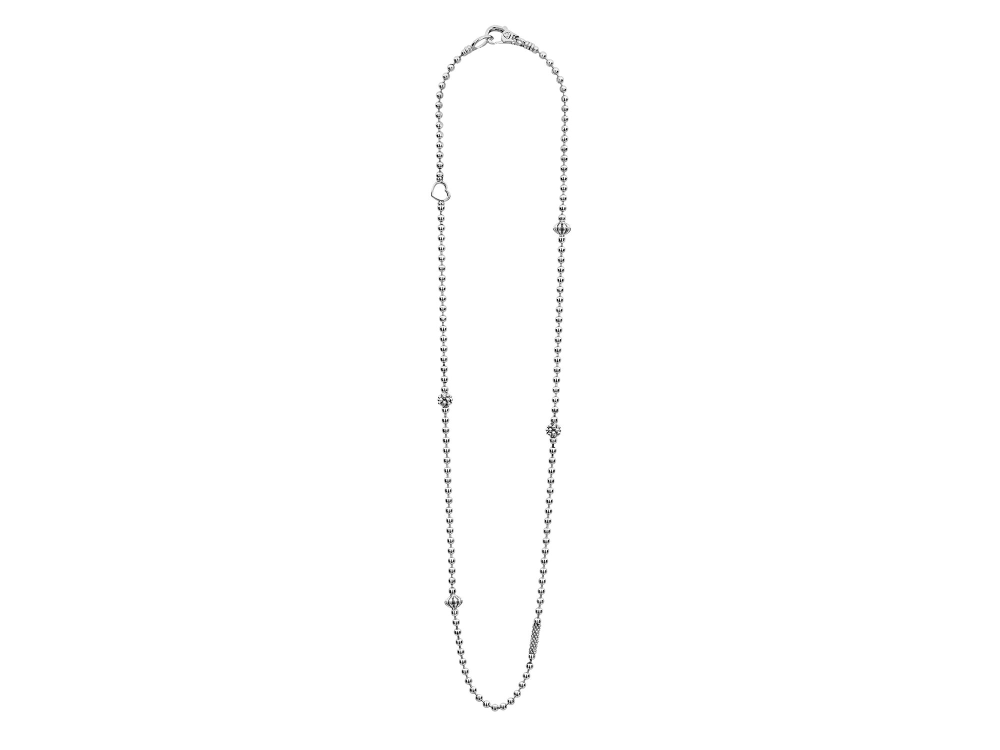 Sterling Caviar Icon Necklace, 16" — Image 6