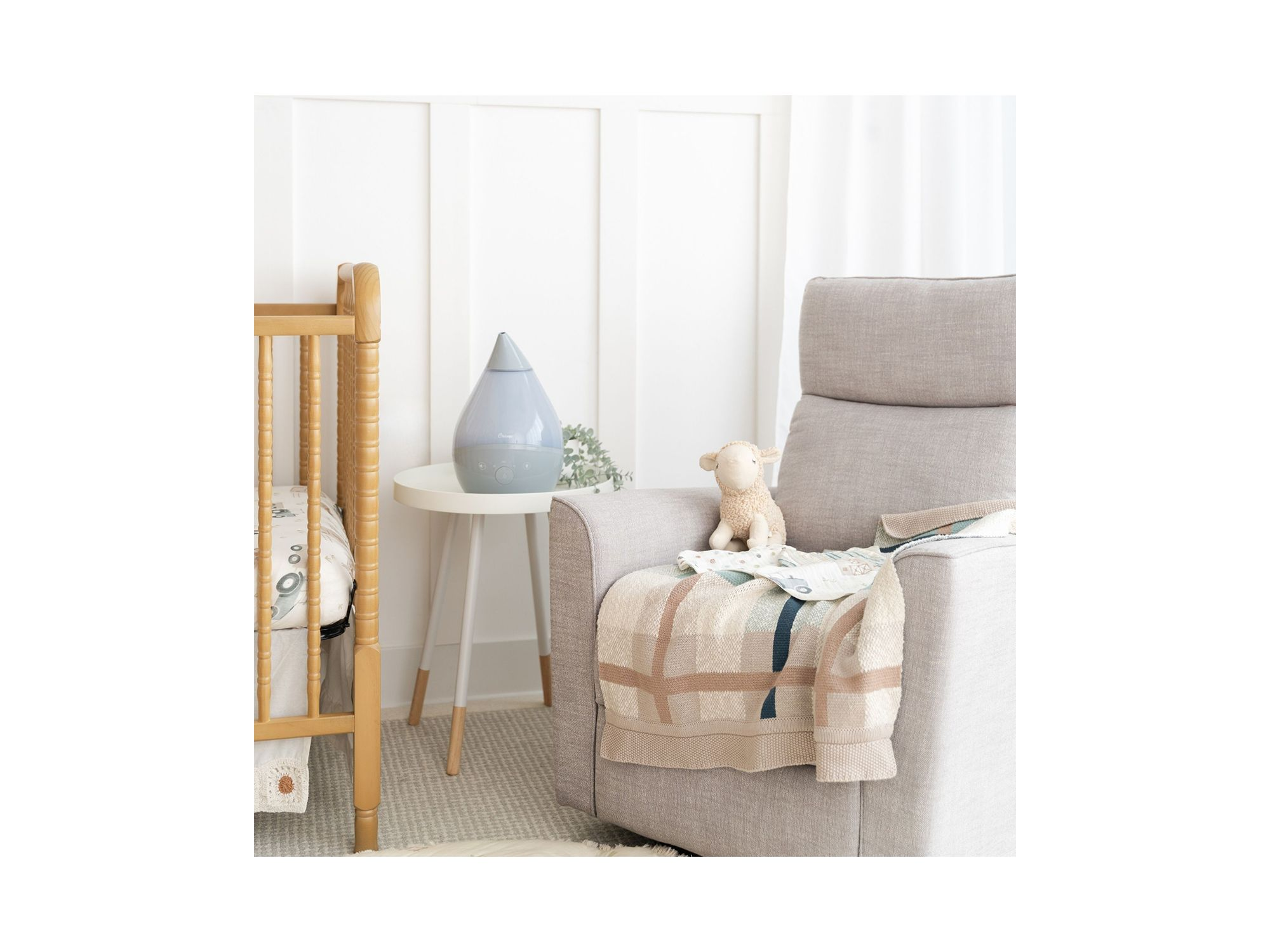 Unisex Charlie Farmhouse Knitted Plaid Blanket — Image 7