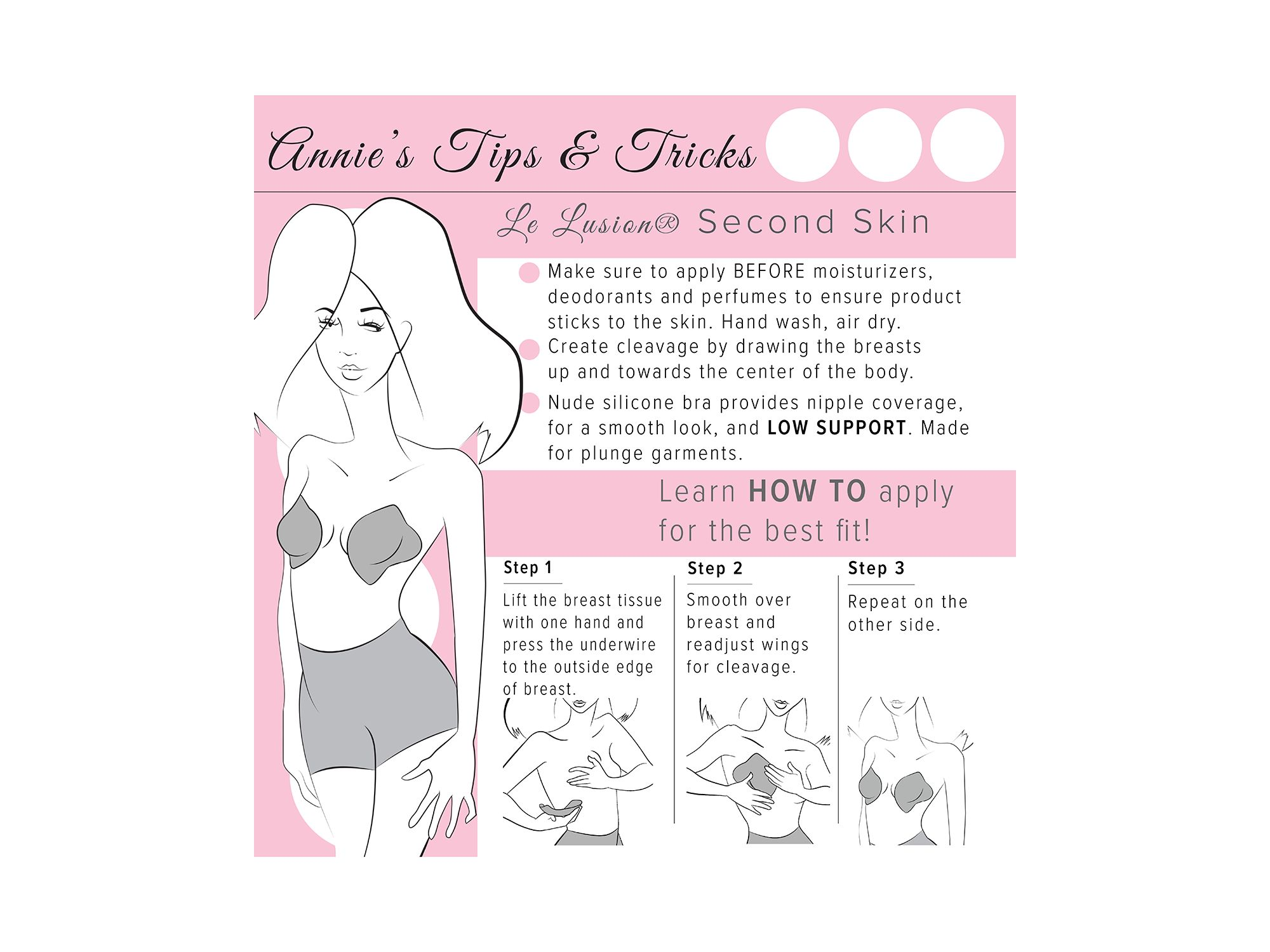 Le Lusion Second Skin Adhesive Push-Up Bra — Image 3