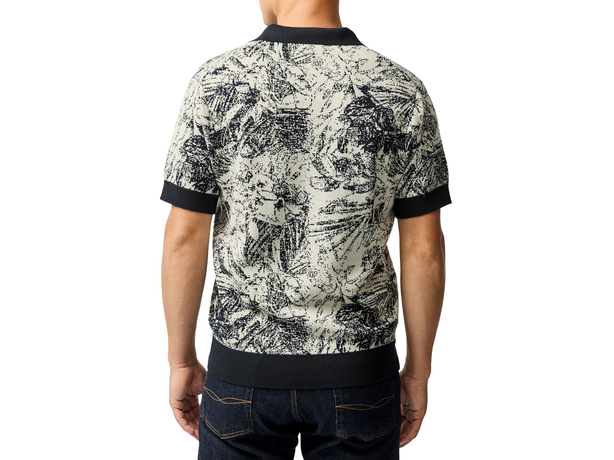 Bowlers Creek Knit Patterned Polo — Image 3