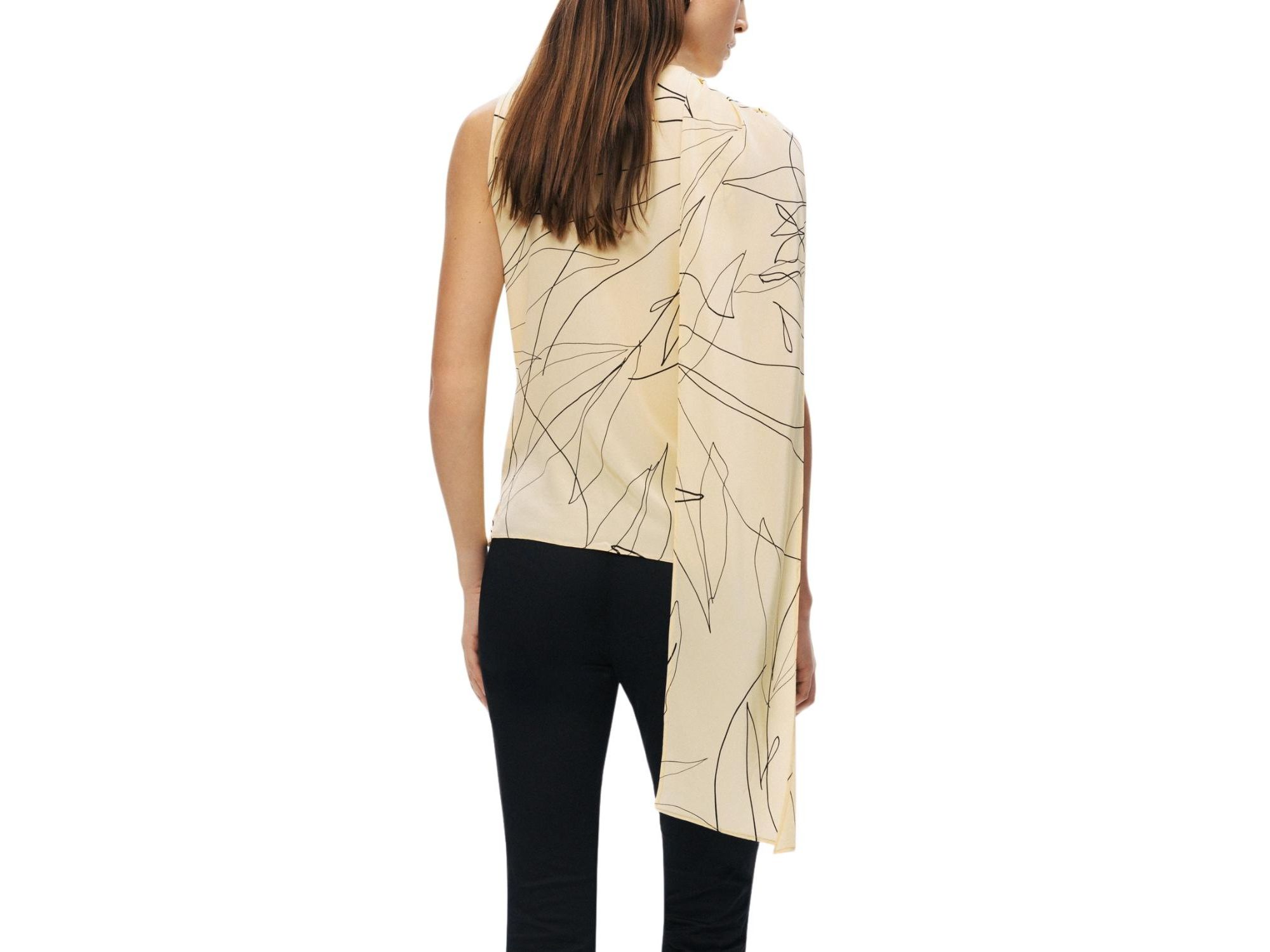 Shawl Detail Blouse — Image 5
