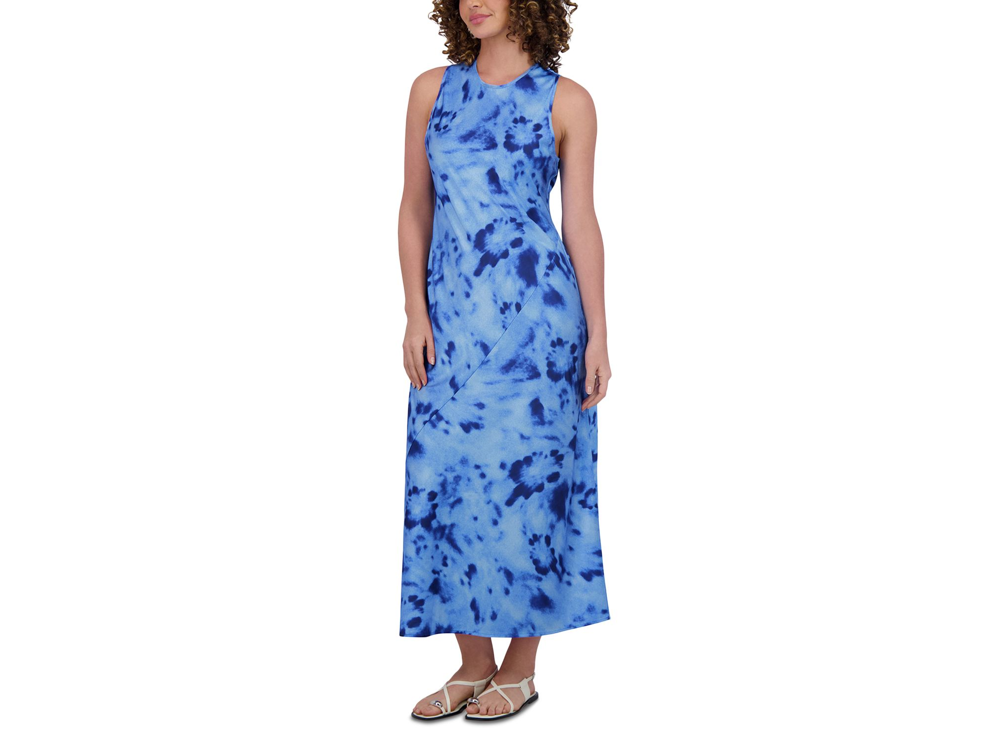Satin Column Dress — Image 3
