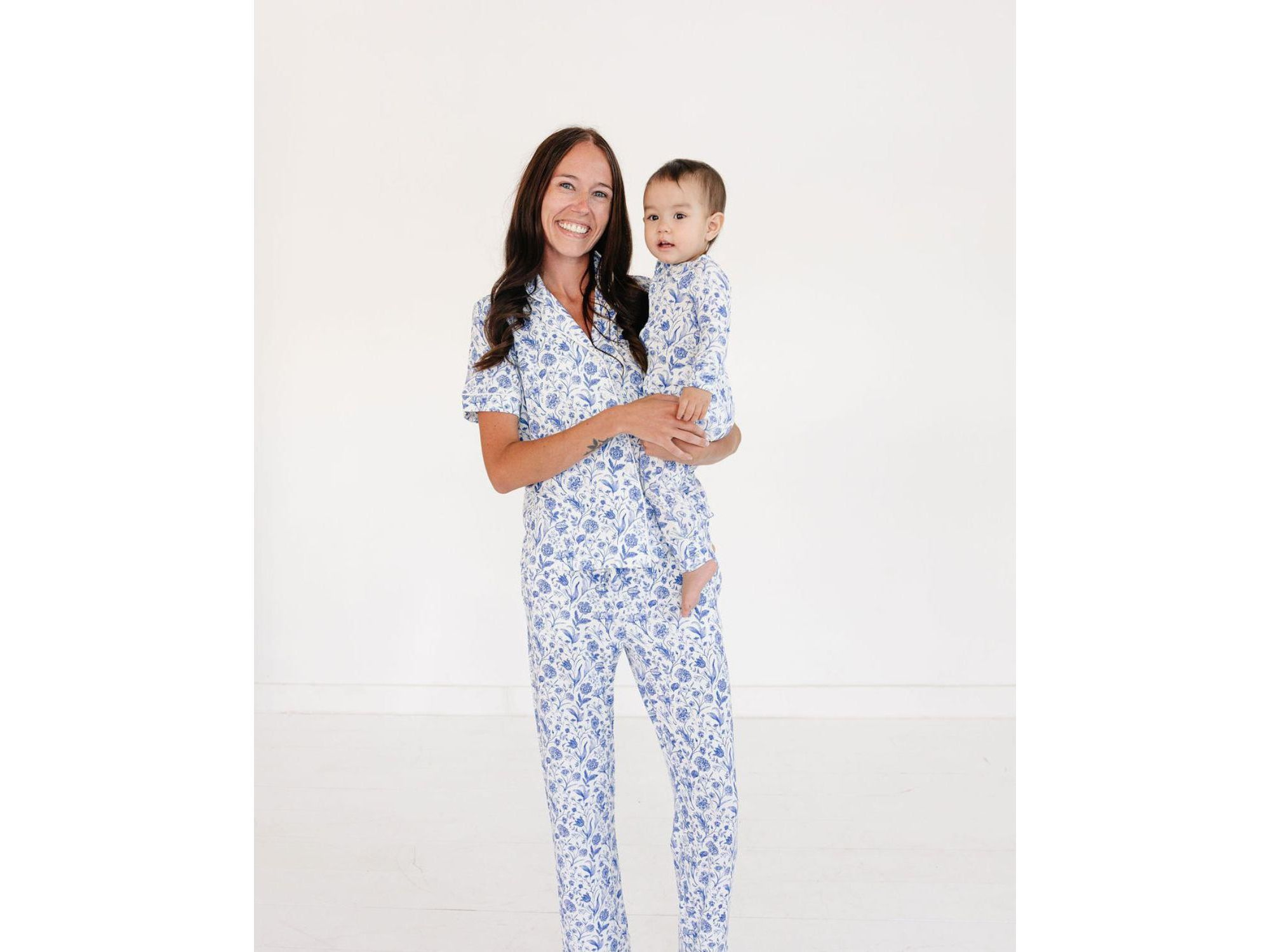 Girls' Porcelain Vine Bamboo Sleeper - Baby — Image 7