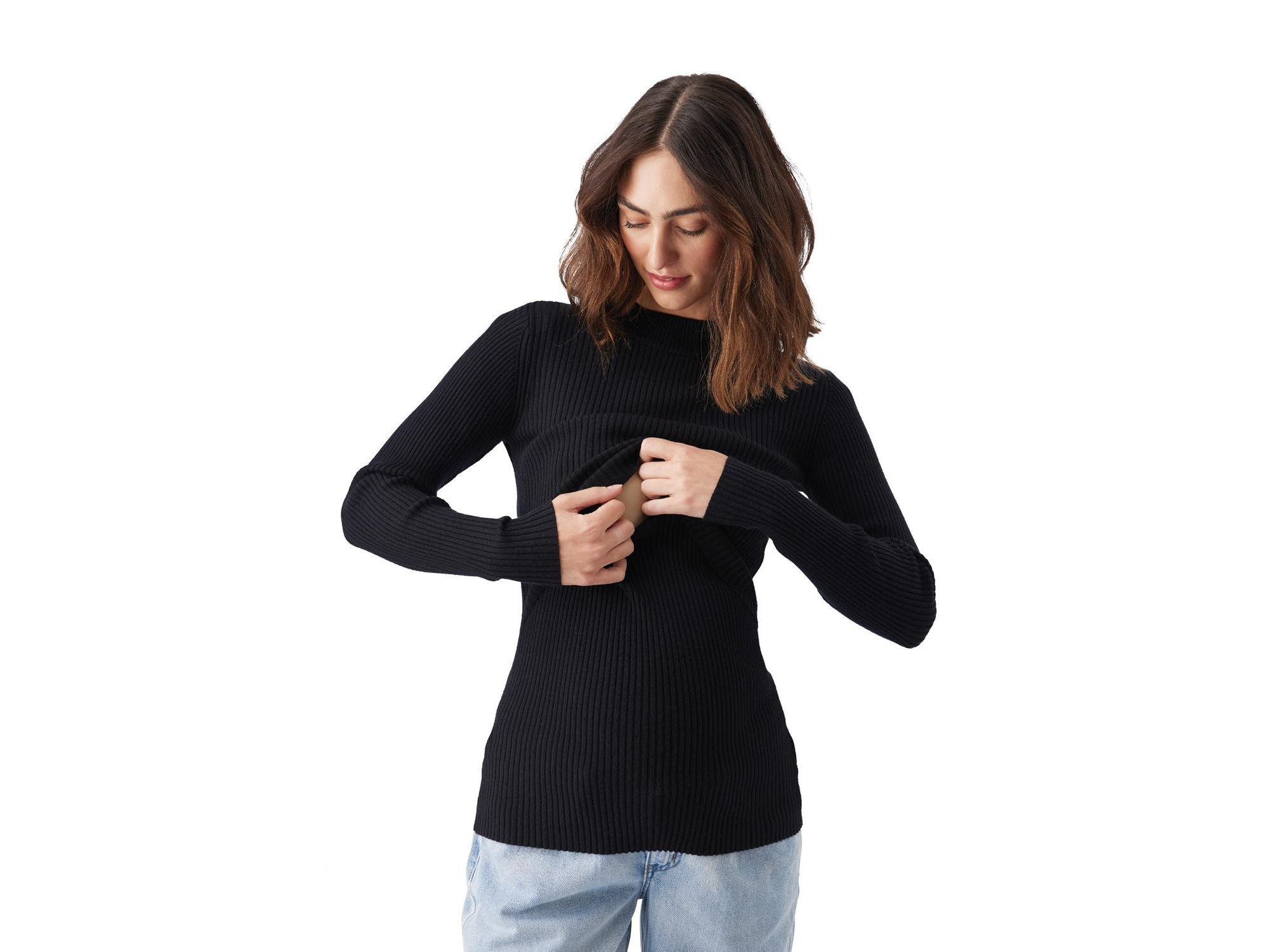Lift Up Nursing Knit Sweater — Image 3
